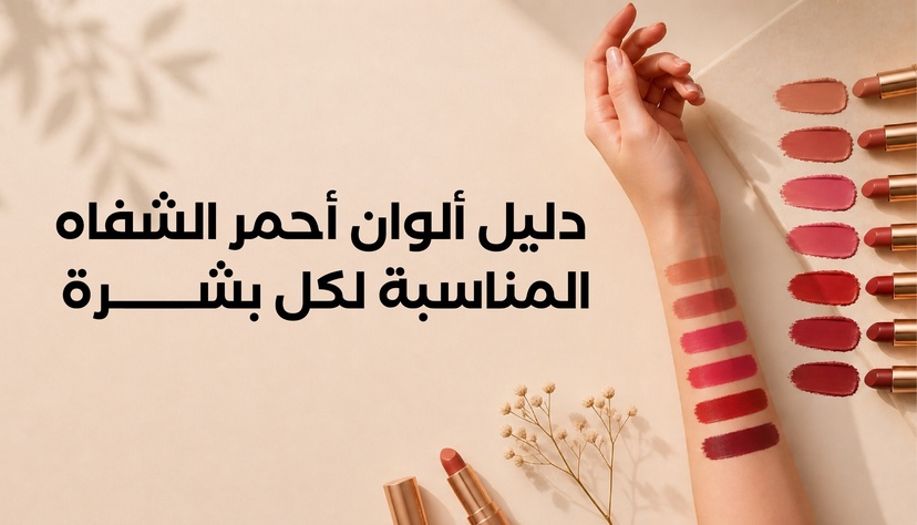 دليل ألوان أحمر الشفاه المناسبة لكل بشرة