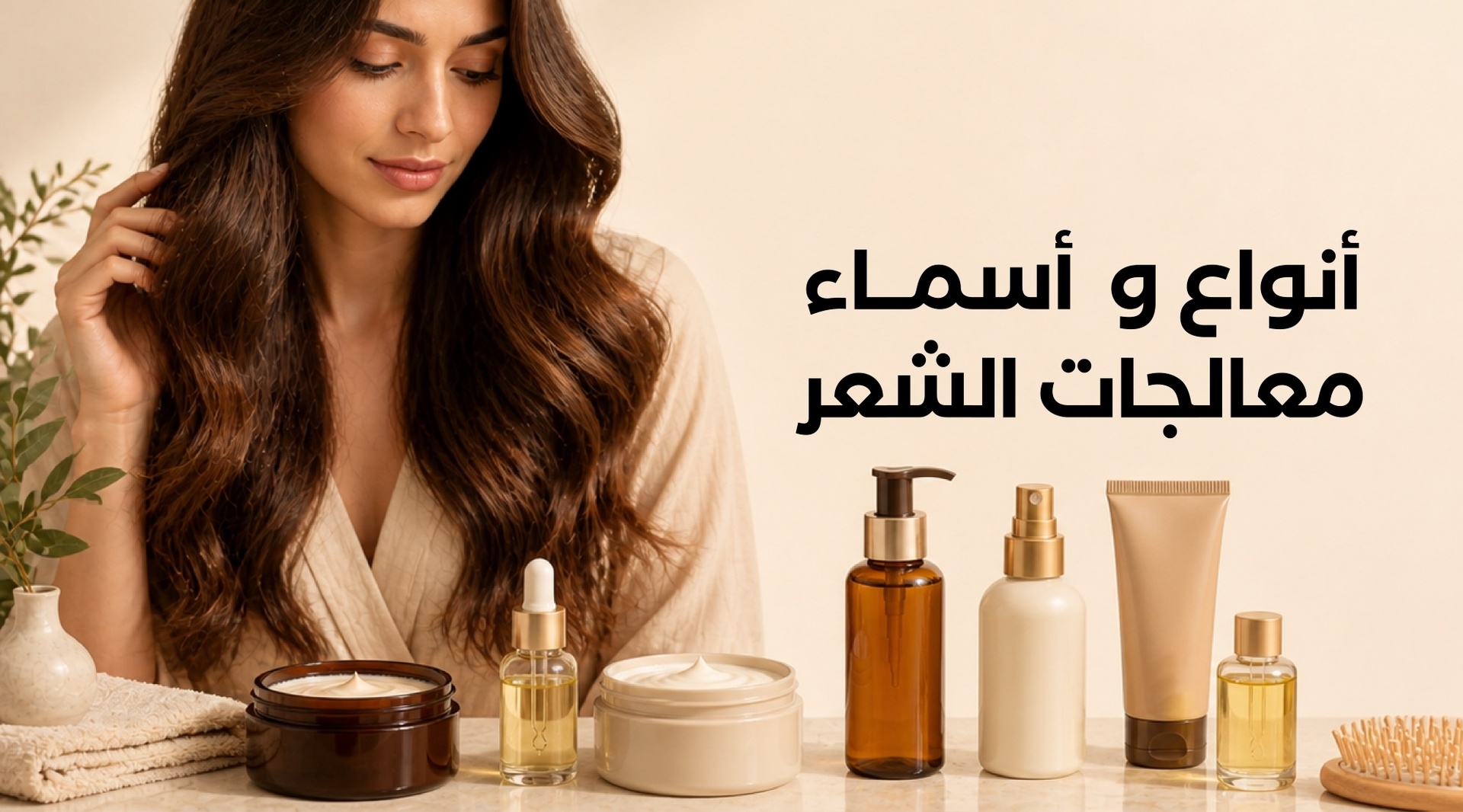 أنواع وأسماء أفضل معالجات الشعر