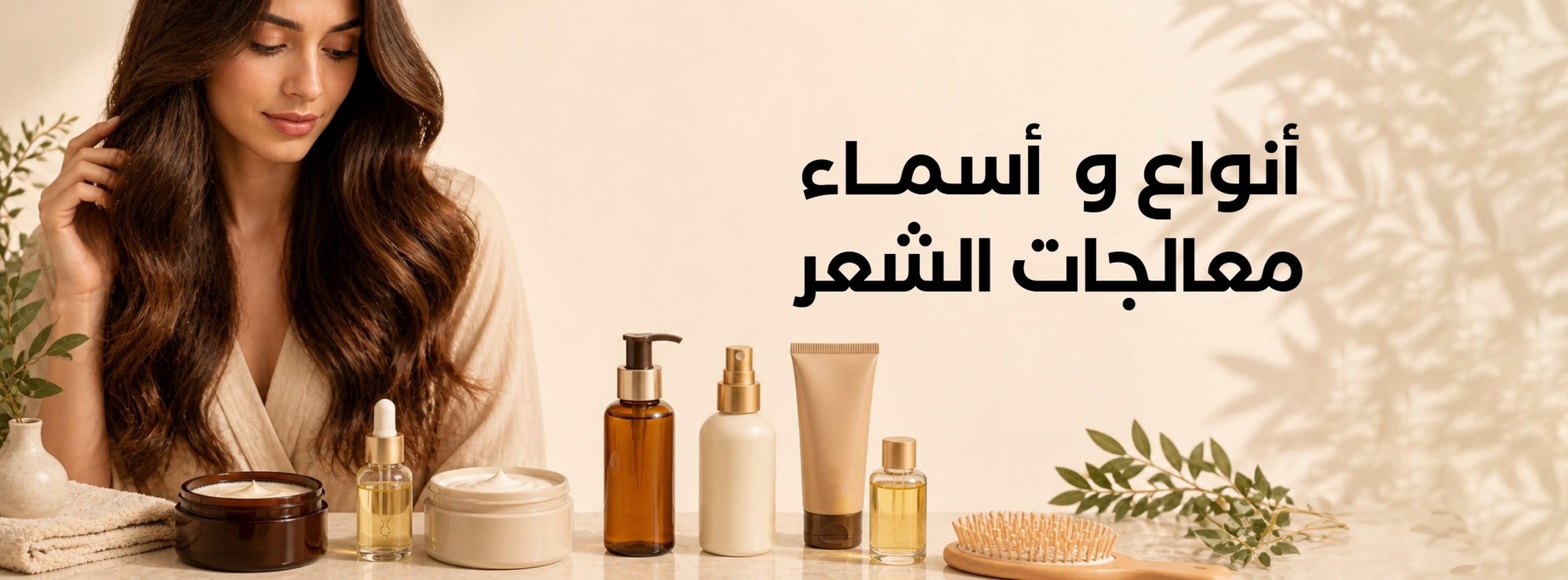 أنواع وأسماء معالجات الشعر