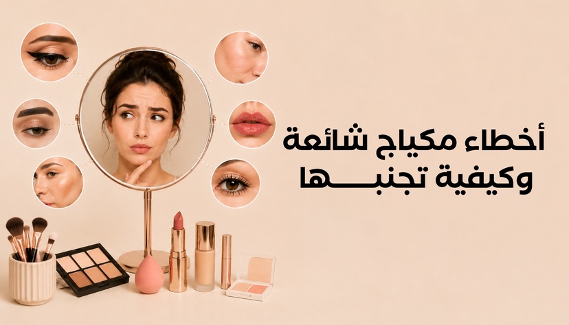 أخطاء مكياج شائعة وكيفية تجنبها