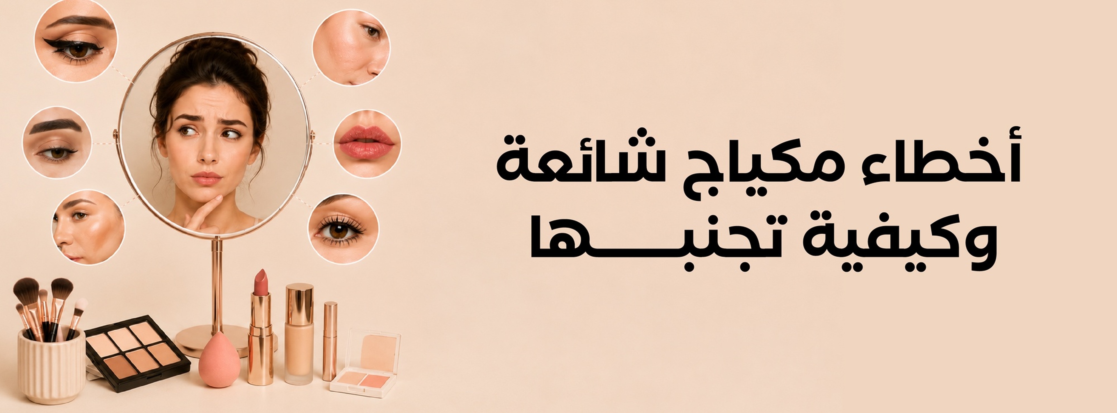 أخطاء المكياج وتصحيحها: دليل شامل لتجنب أخطاء الميكب