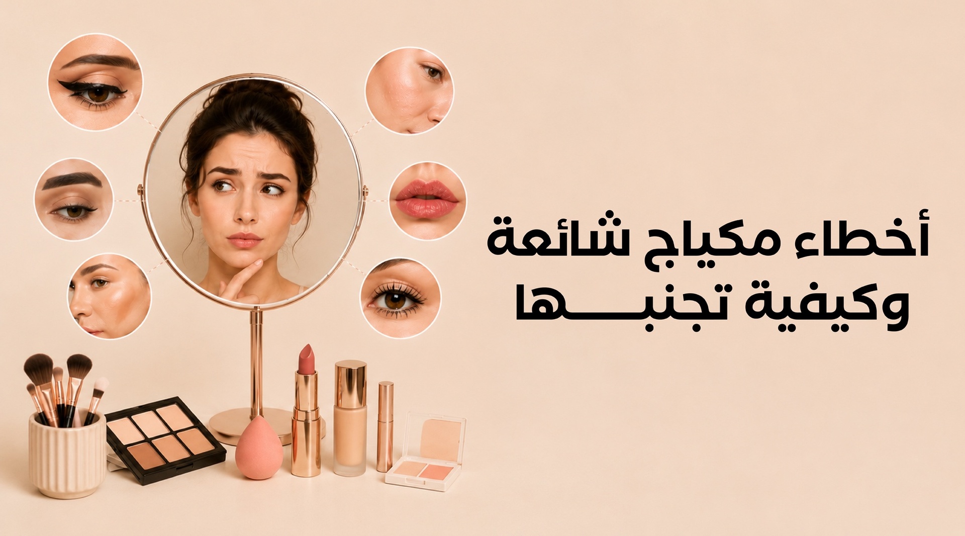 أخطاء مكياج شائعة وكيفية تجنبها