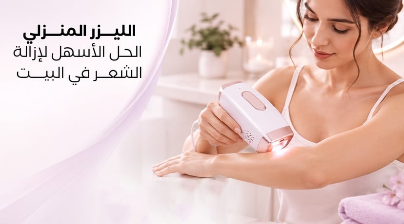 الليزر المنزلي: جهاز إزالة الشعر بالليزر من البيت
