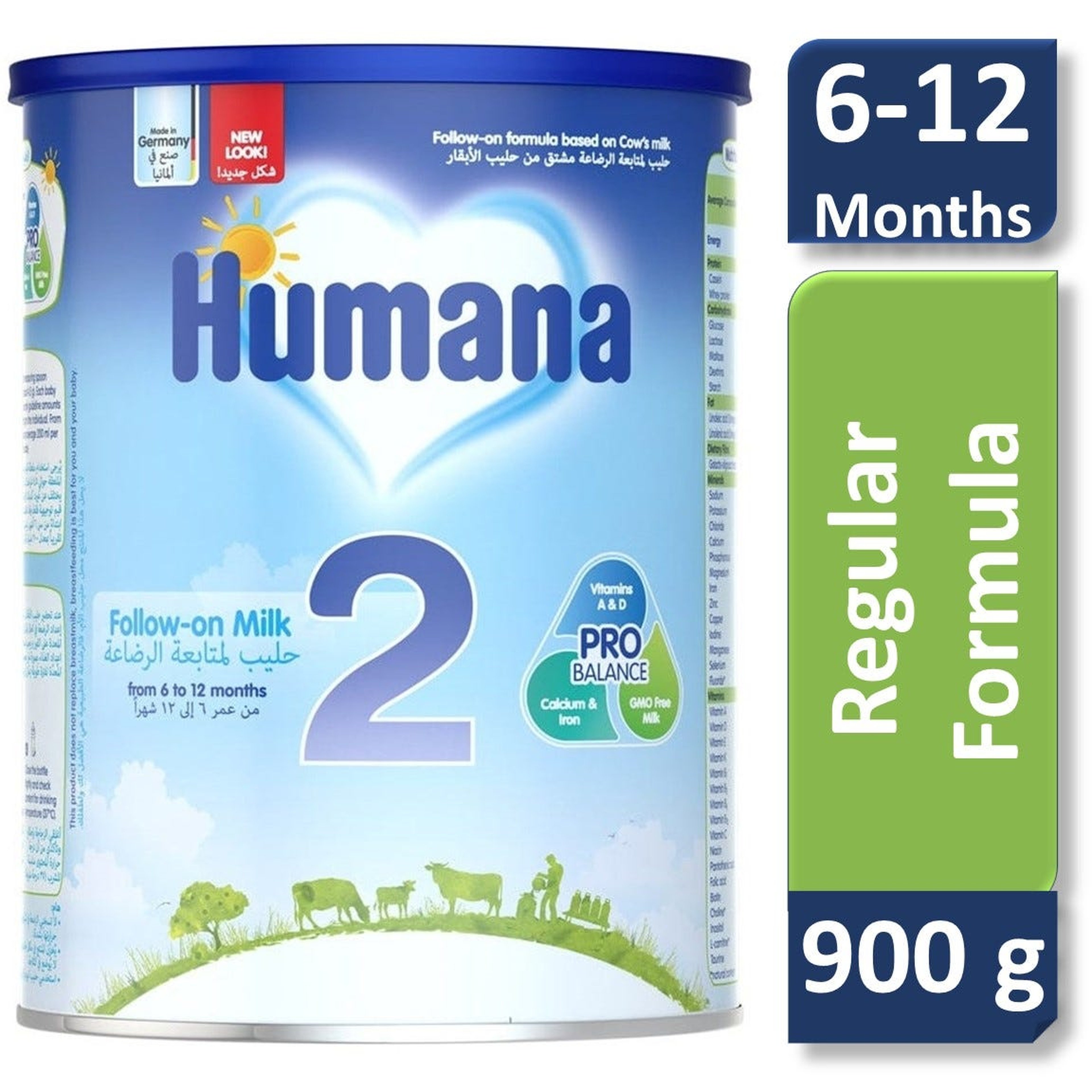 Humana 2 Baby Milk, 6-12 Months