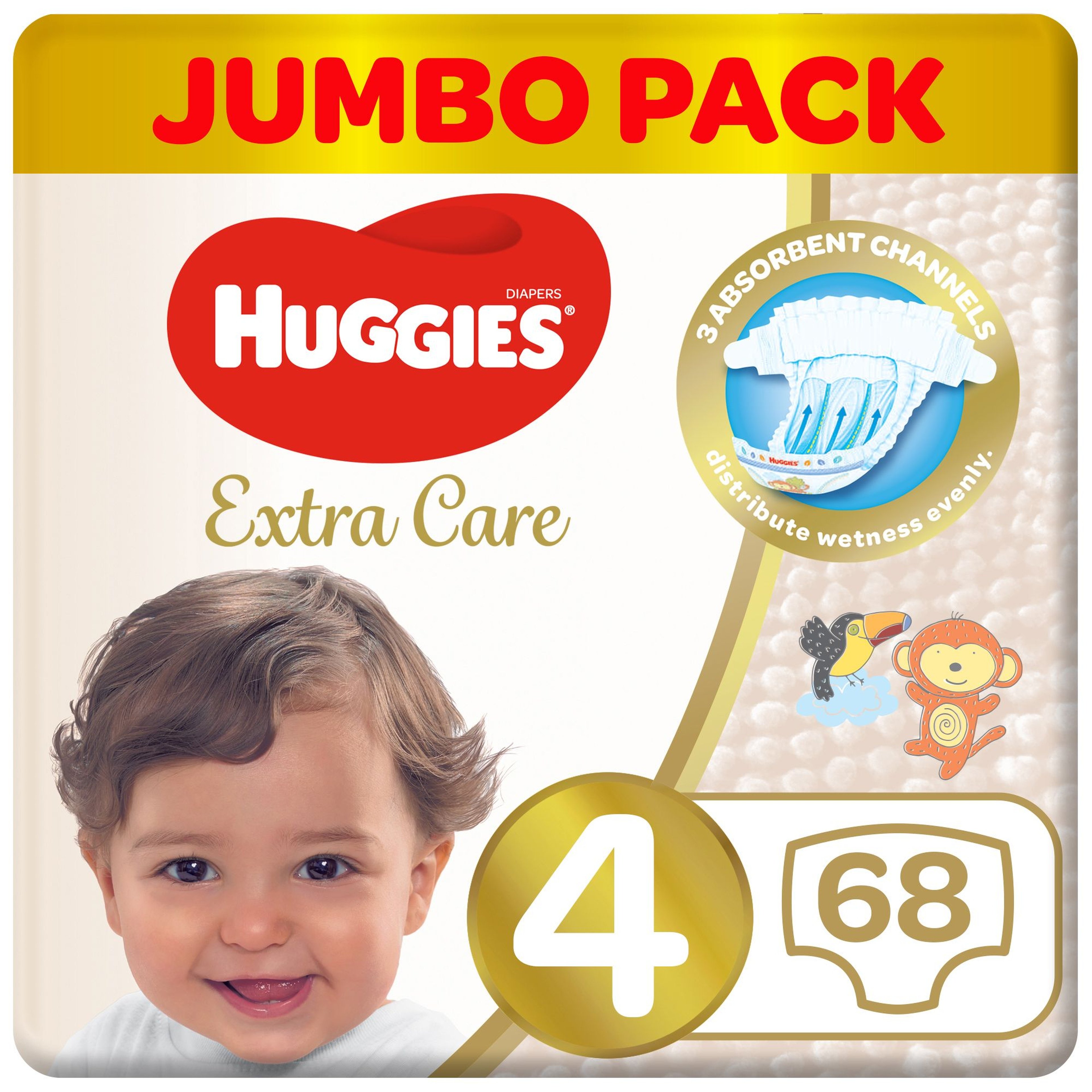 Huggies Extra Care, Size 4
