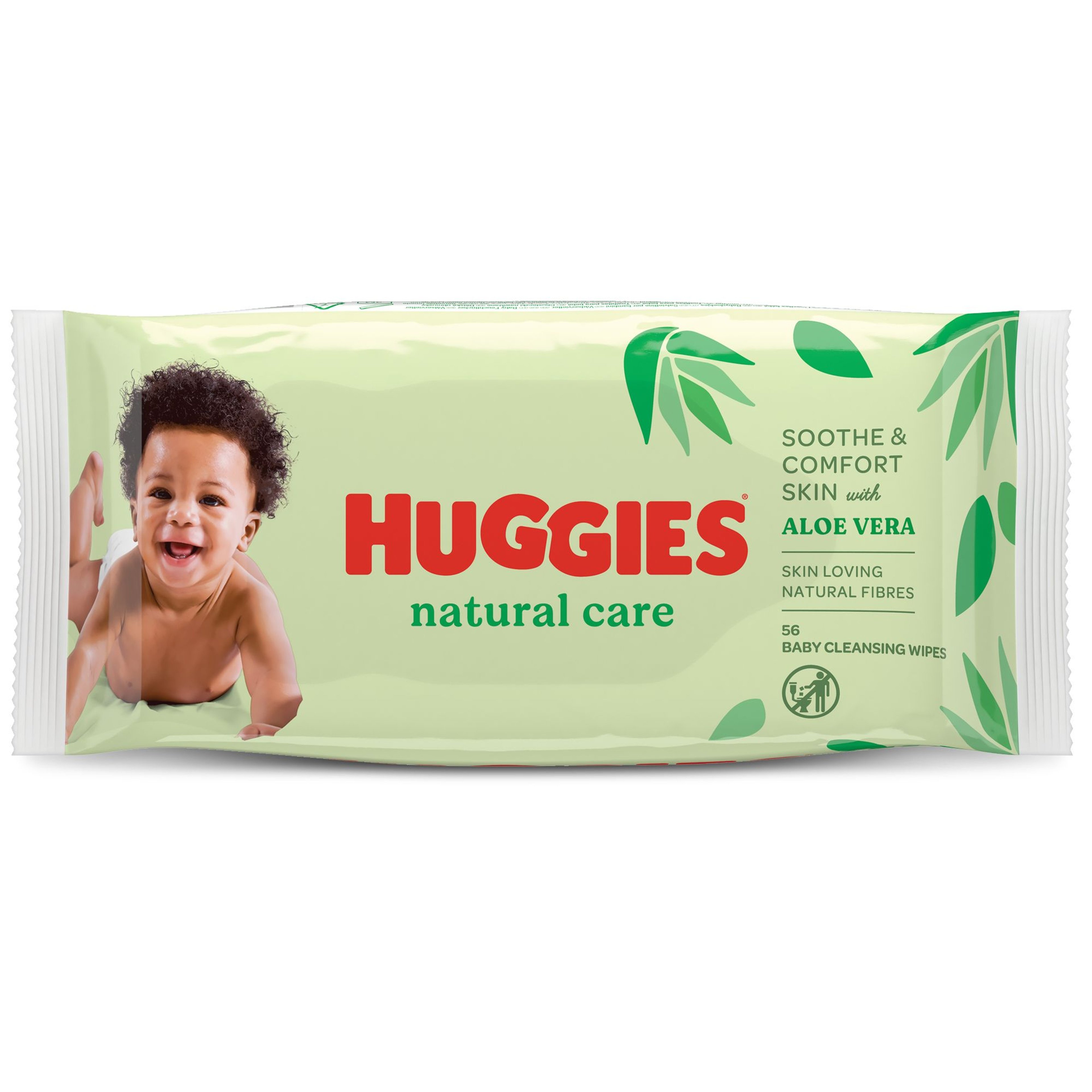 Huggies Baby Pure 1 Pack X 56 Wipes
