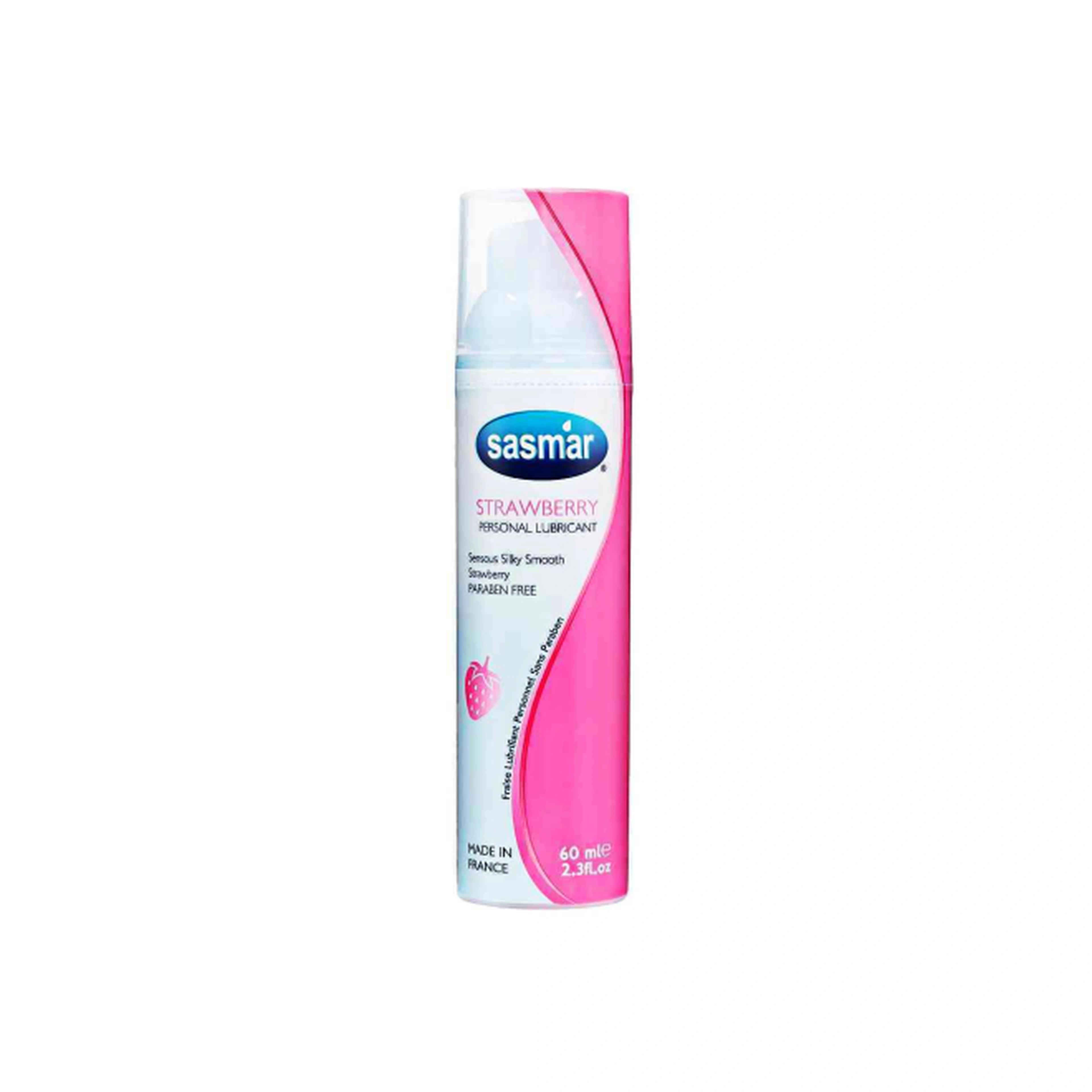 Sasmar Strawberry Personal Lubricant Pump 60 Ml