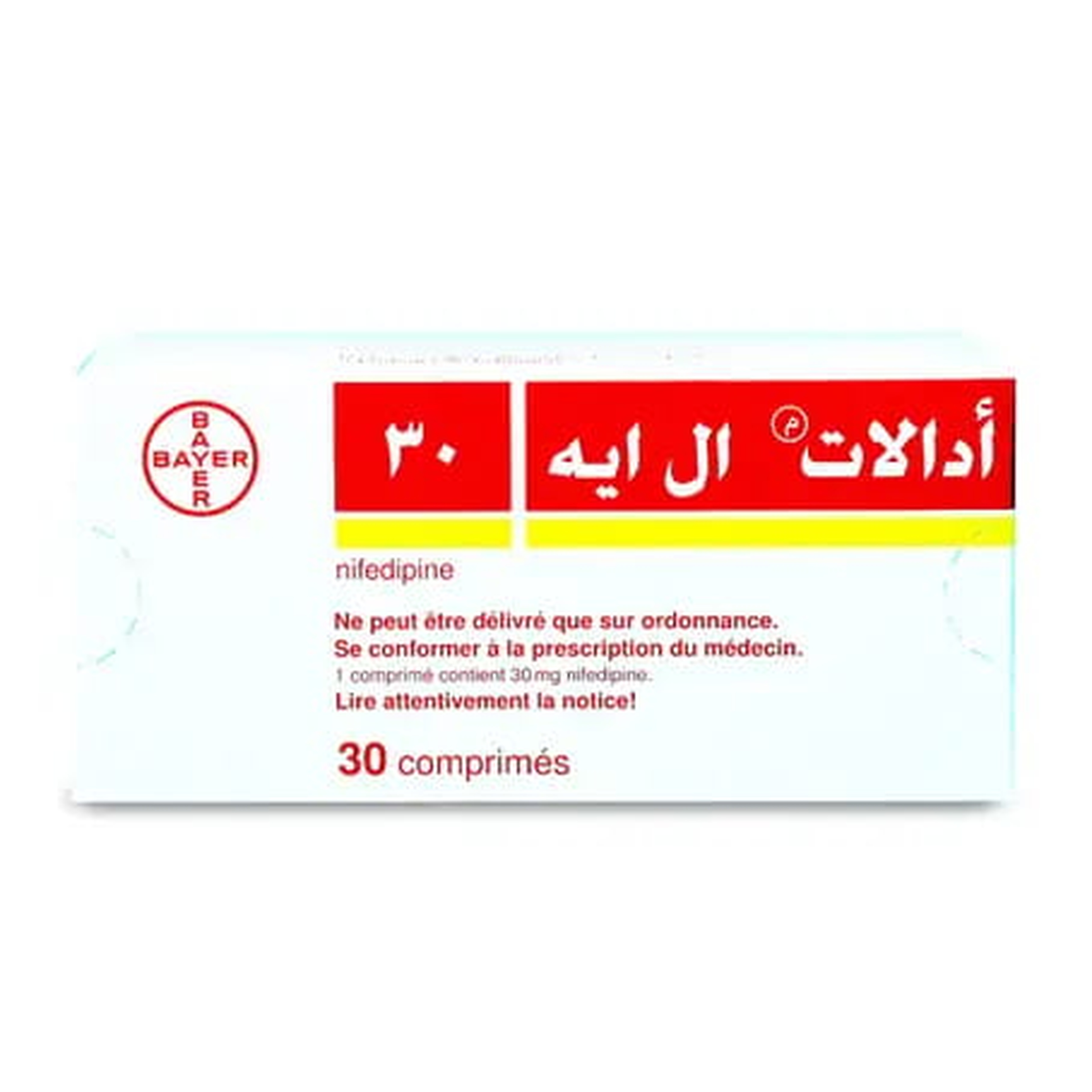 Adalat-La 30 Mg 30 Tablets