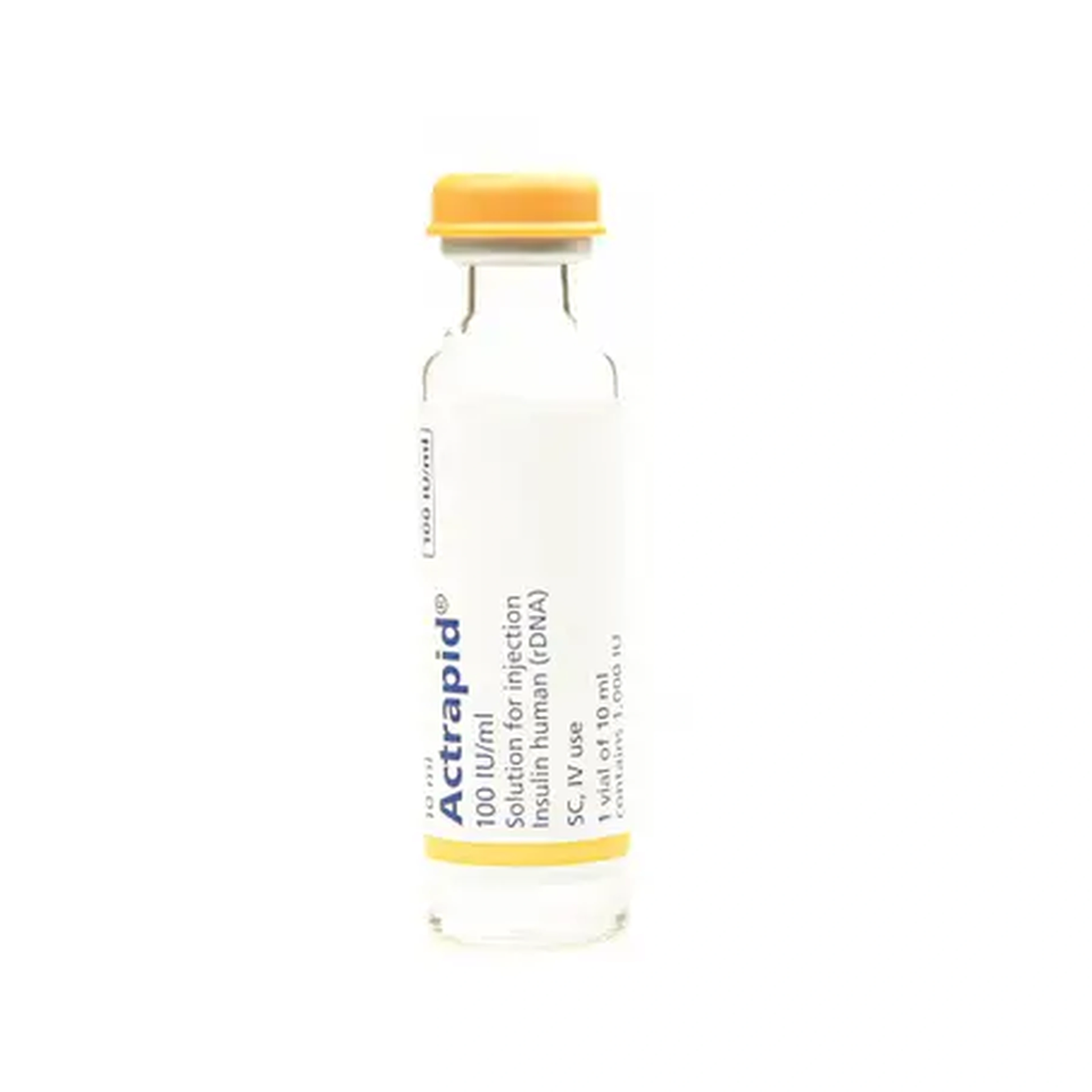 Actrapid 100 Iu/Ml Vial 10 Ml (Refrigerator)