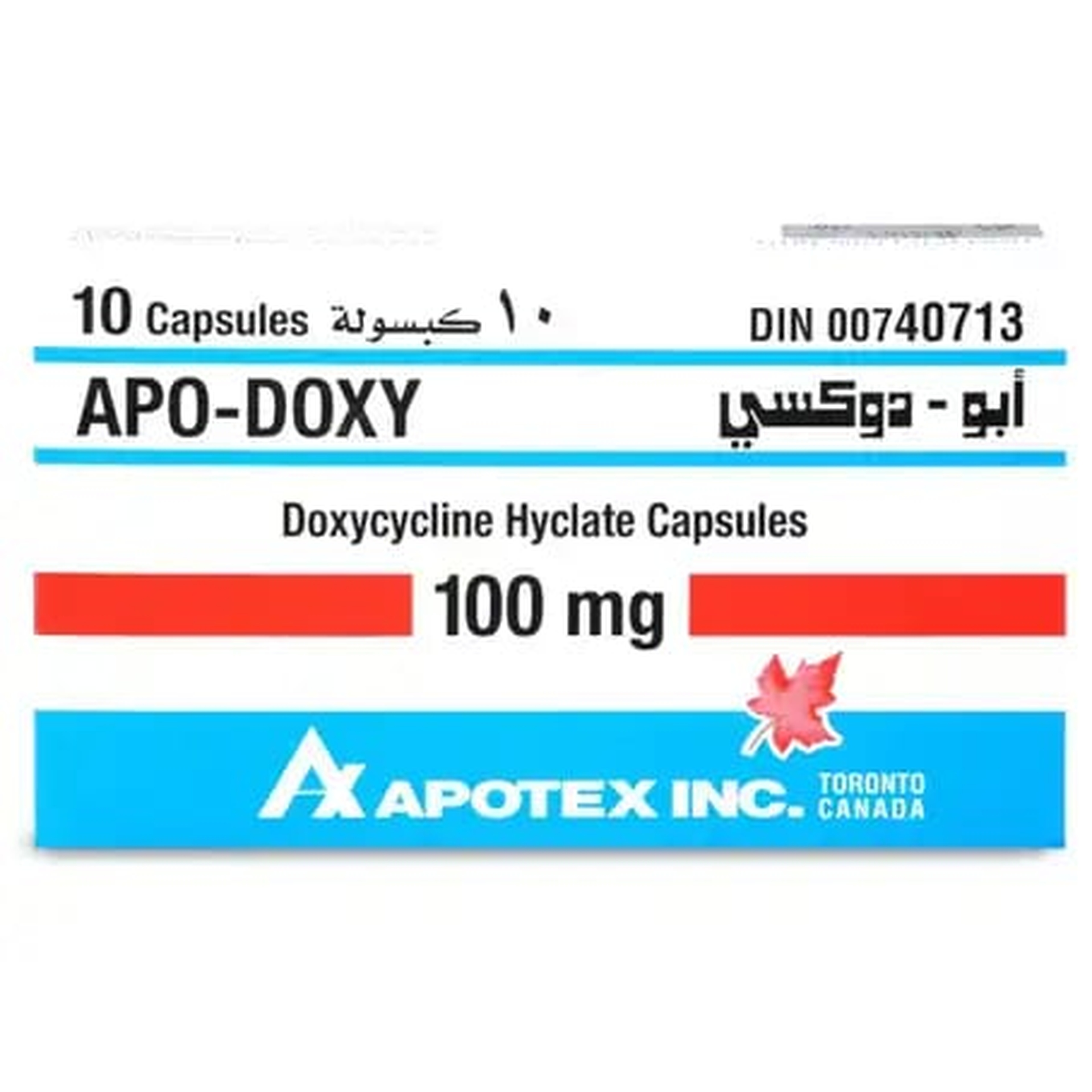 Apo-Doxy 100 Mg Capsule 10Pcs