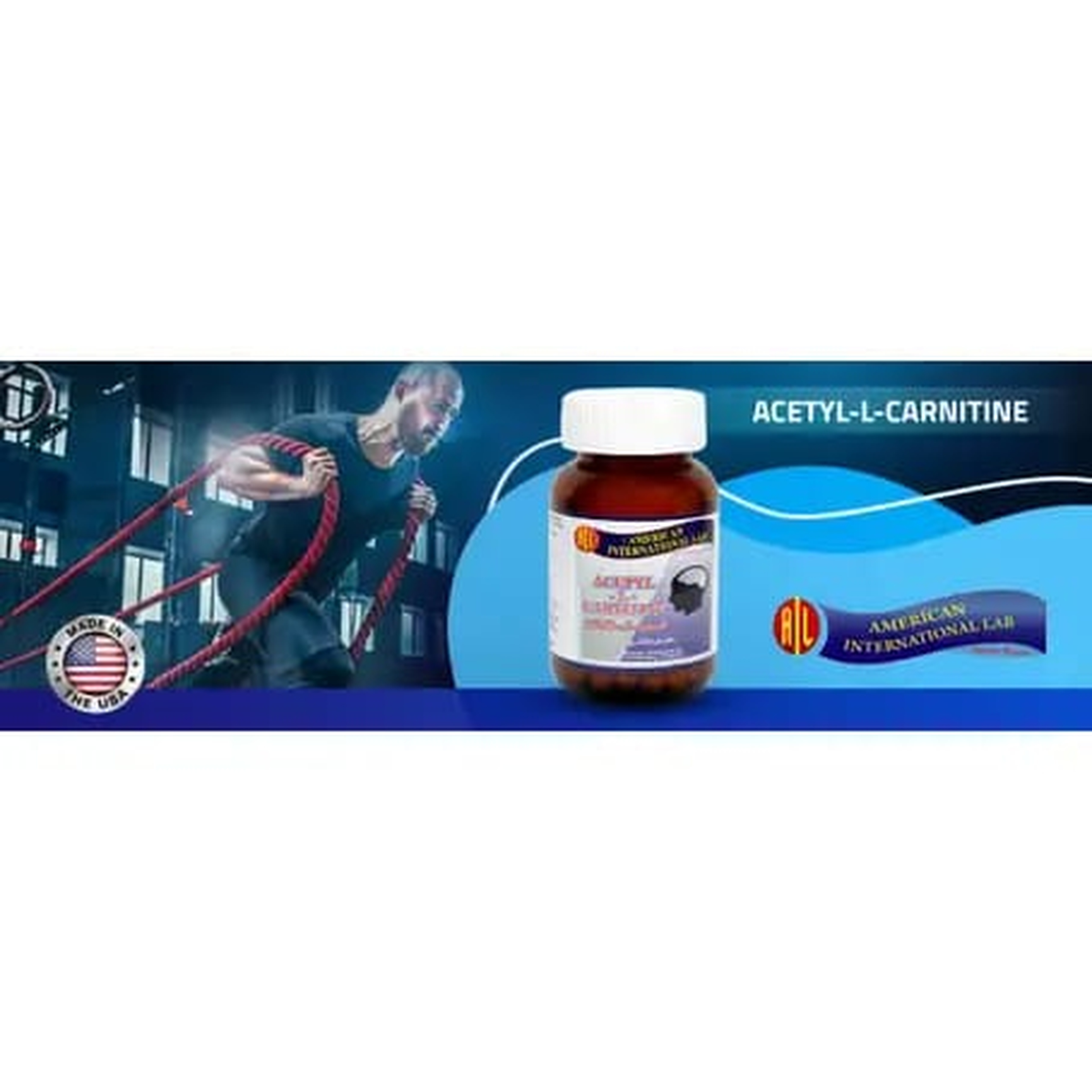 American International Lab Glutamine 500 Mg 60 Cap