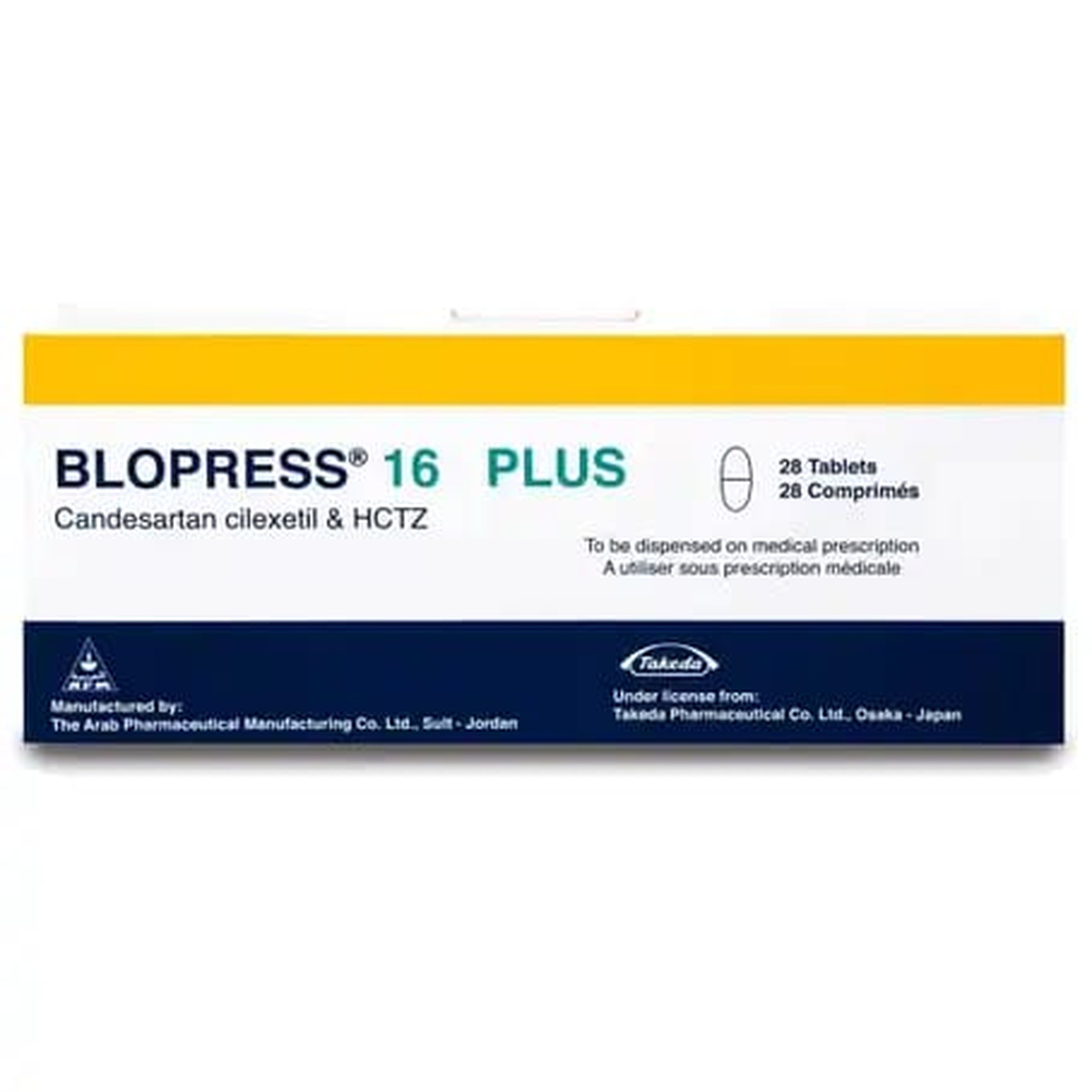 Blopress-Plus 16/12.5 Mg Tablet 28Pcs