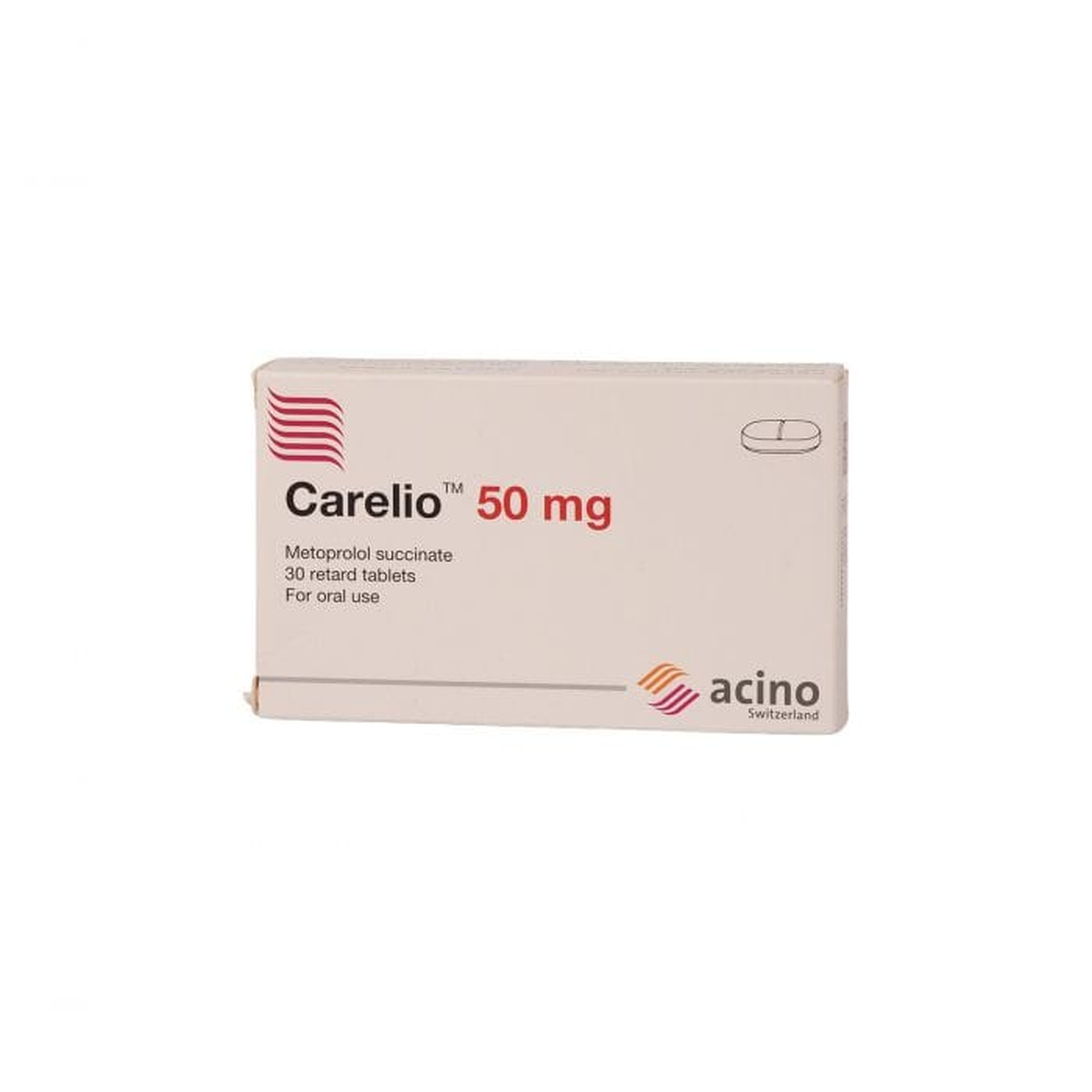 Carelio 50 Mg 30 Tablets