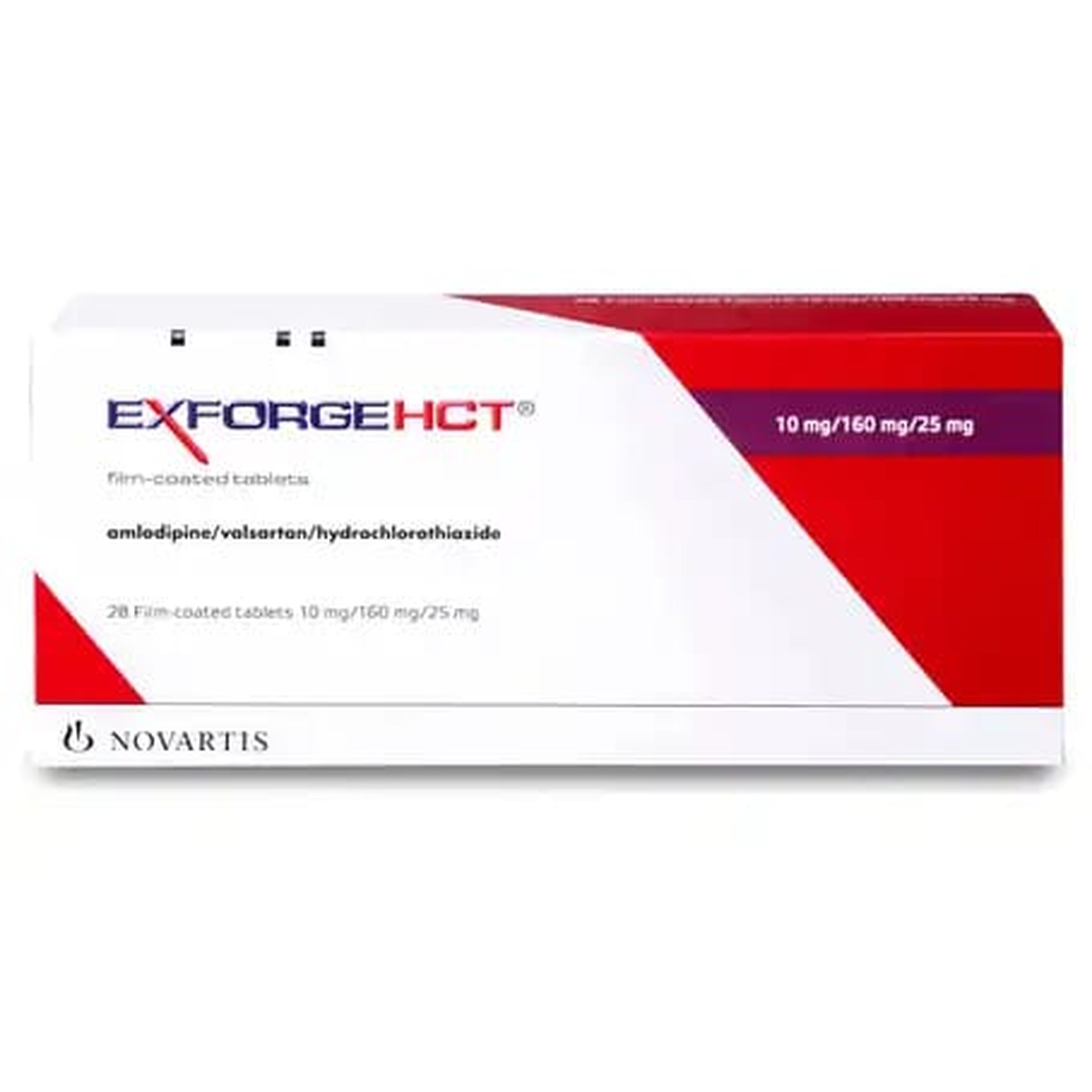 Exforge Hct 10Mg/160/25Mg 28 Tab