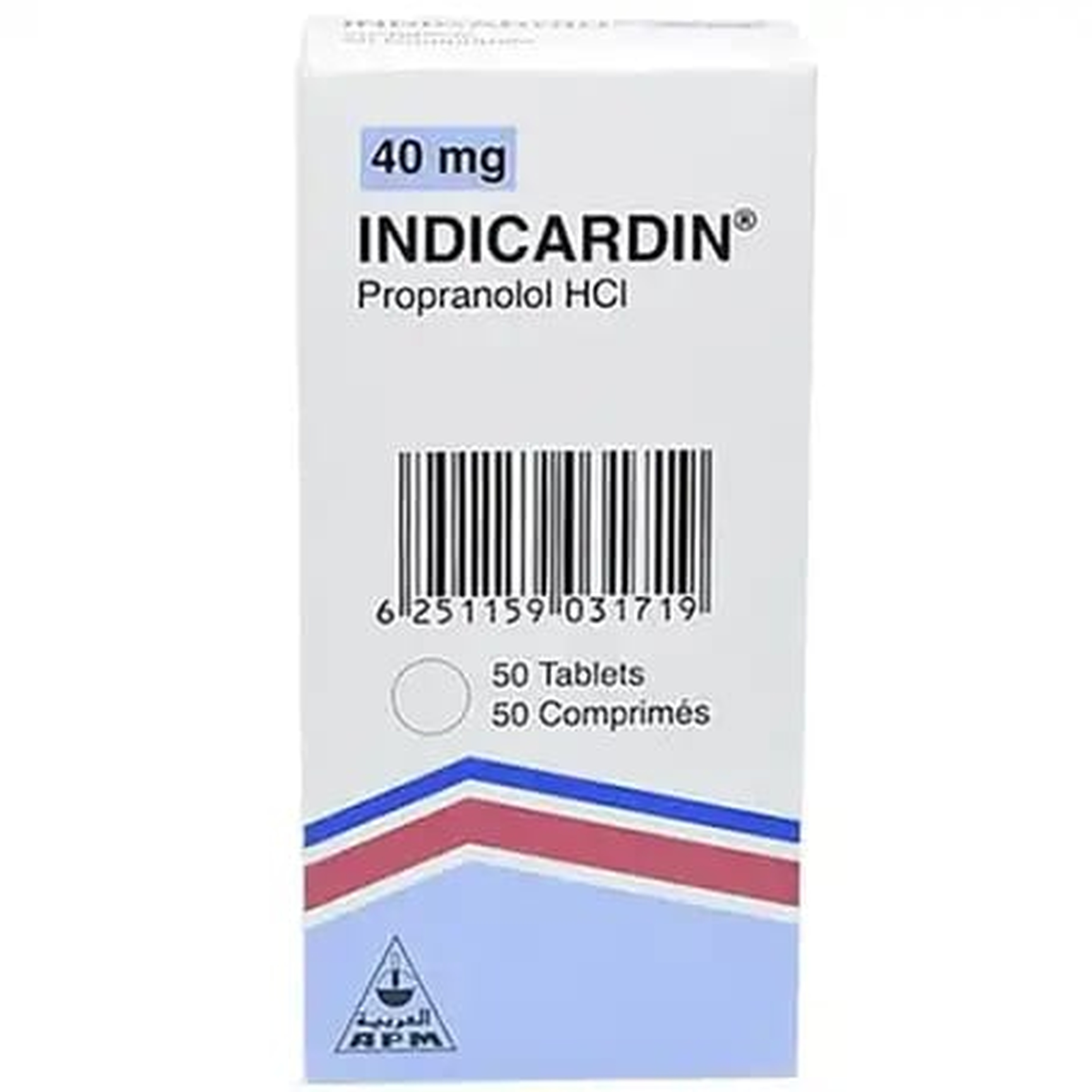 Indicardin 40 Mg 50 Tab