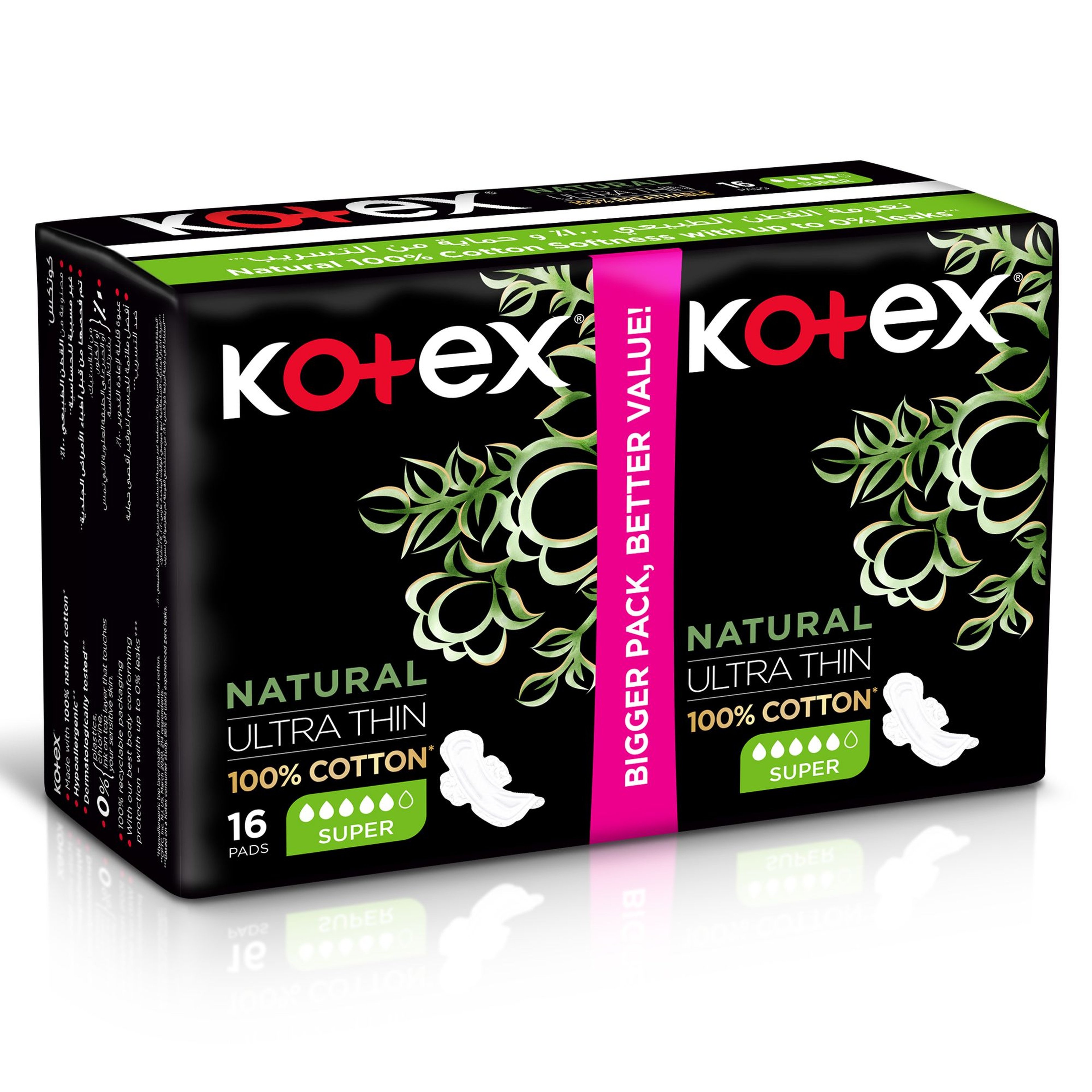 Kotex Ultra Thin Large Sanitary Pads 16 Pcs