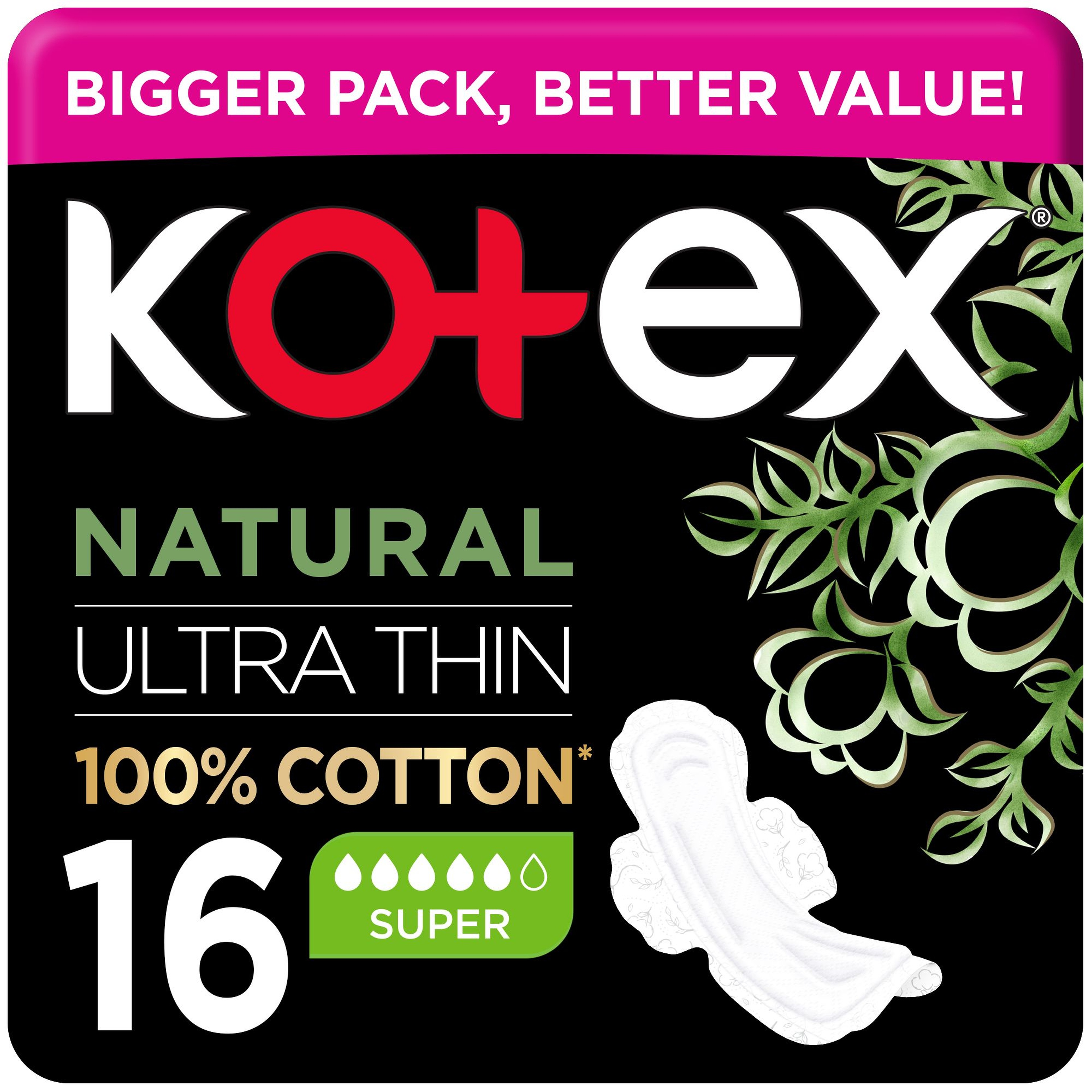 Kotex Ultra Thin Large Sanitary Pads 16 Pcs