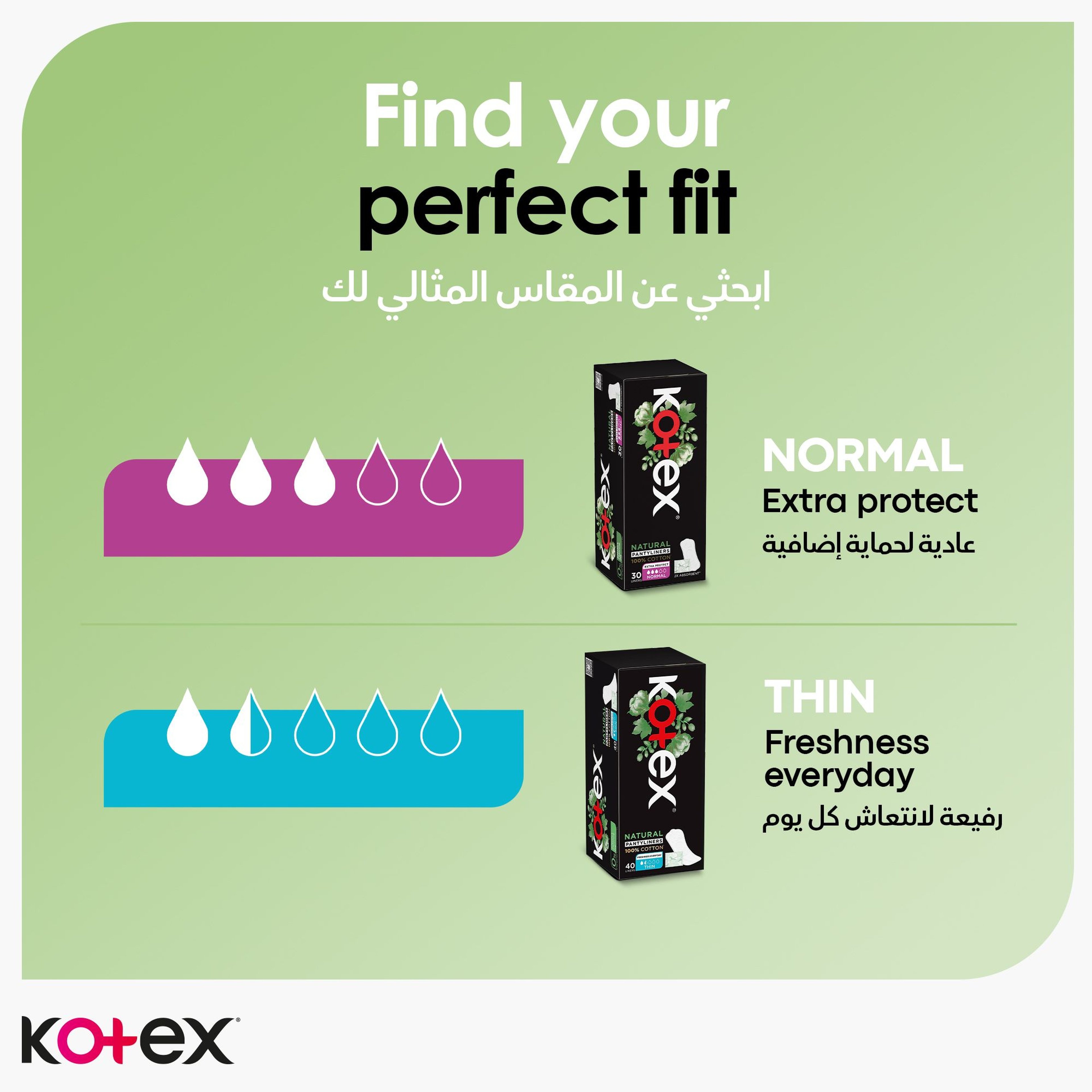 Kotex Daily Protect Normal Panty Liners