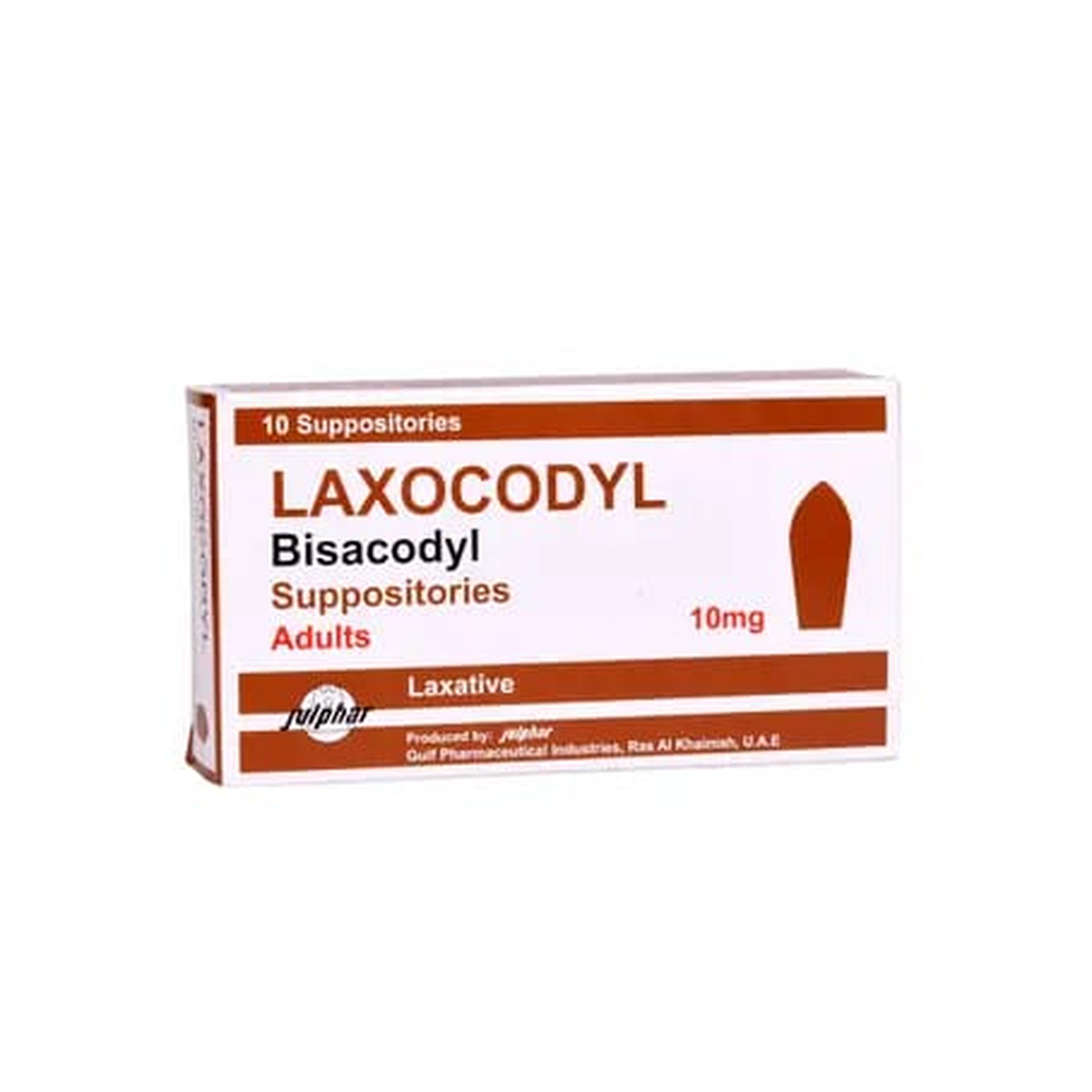 Laxocodyl 10Mg Adult Suppository 10'S
