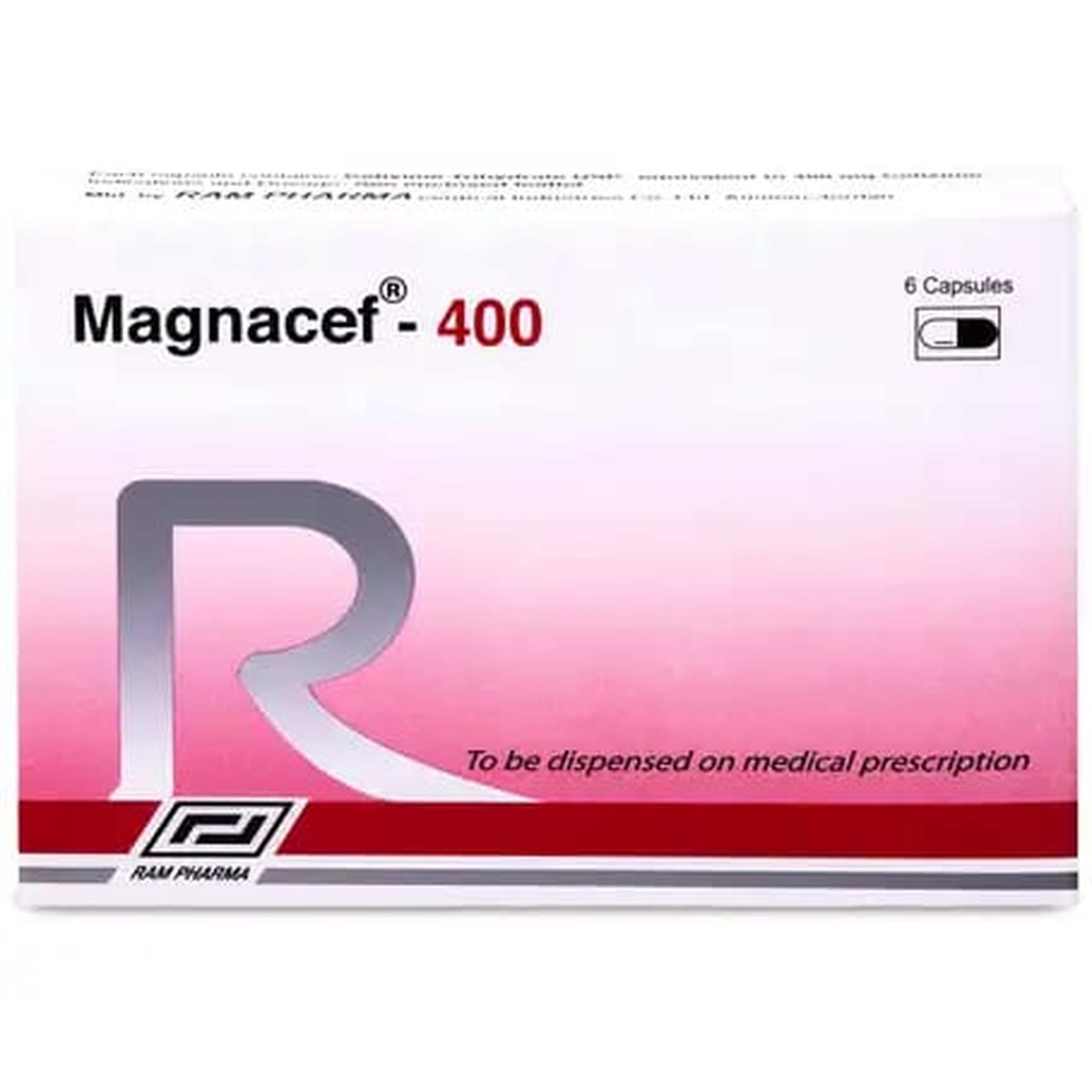 Magnacef 400 Mg - 6 Capsules
