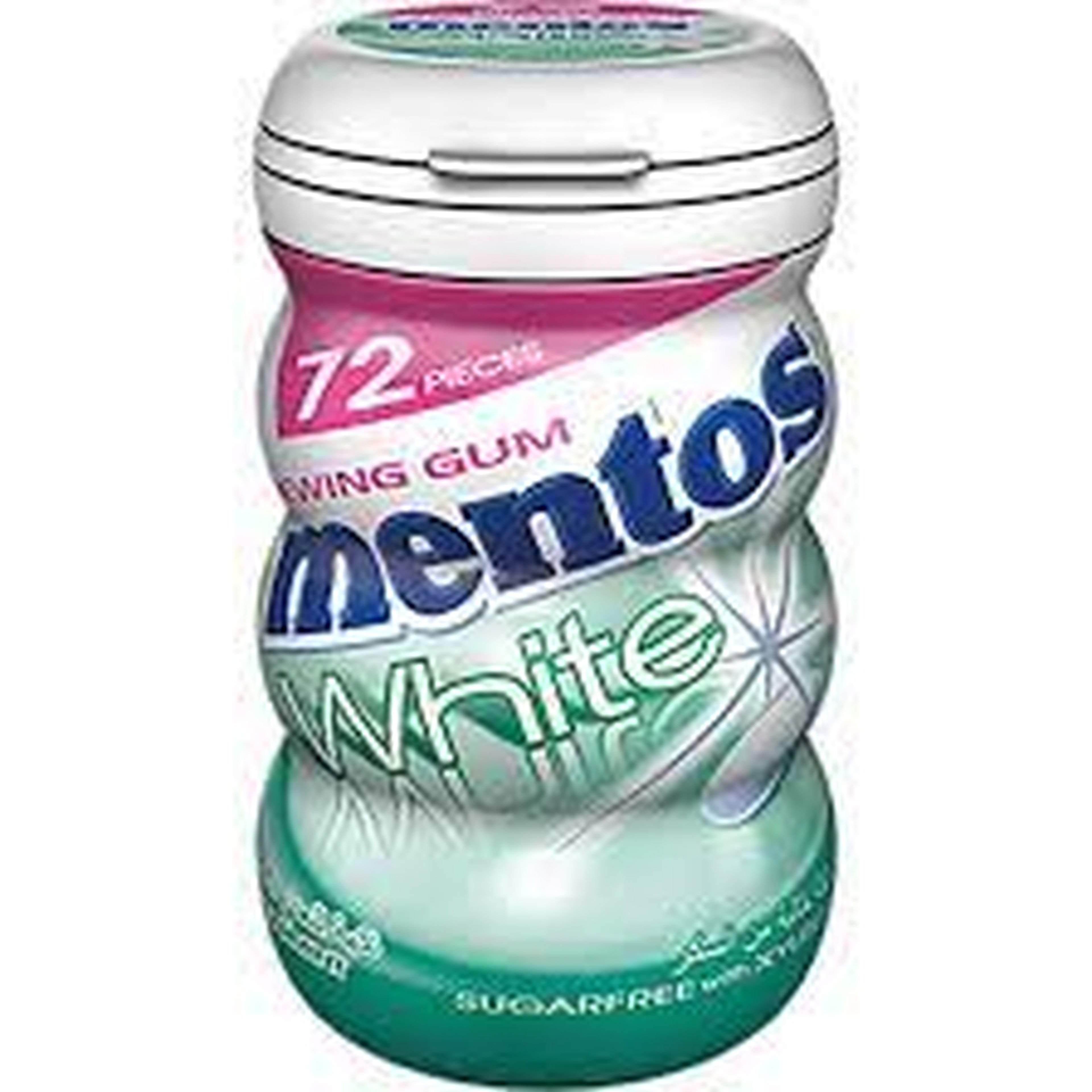 Mentos Gum Pure Fresh Bottle Spearmint 50 Pcs