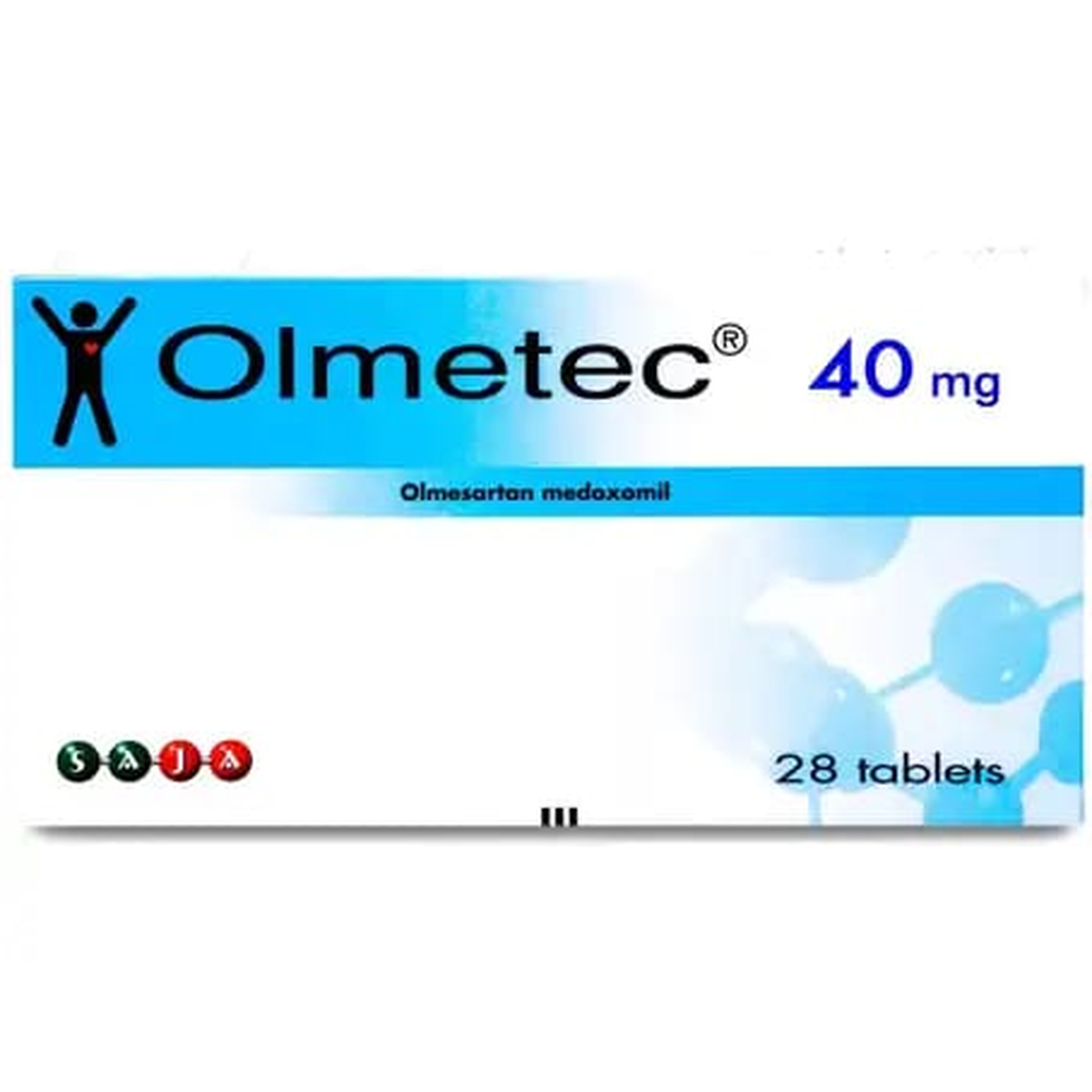 Olmetec 40 Mg Tablet 28Pcs