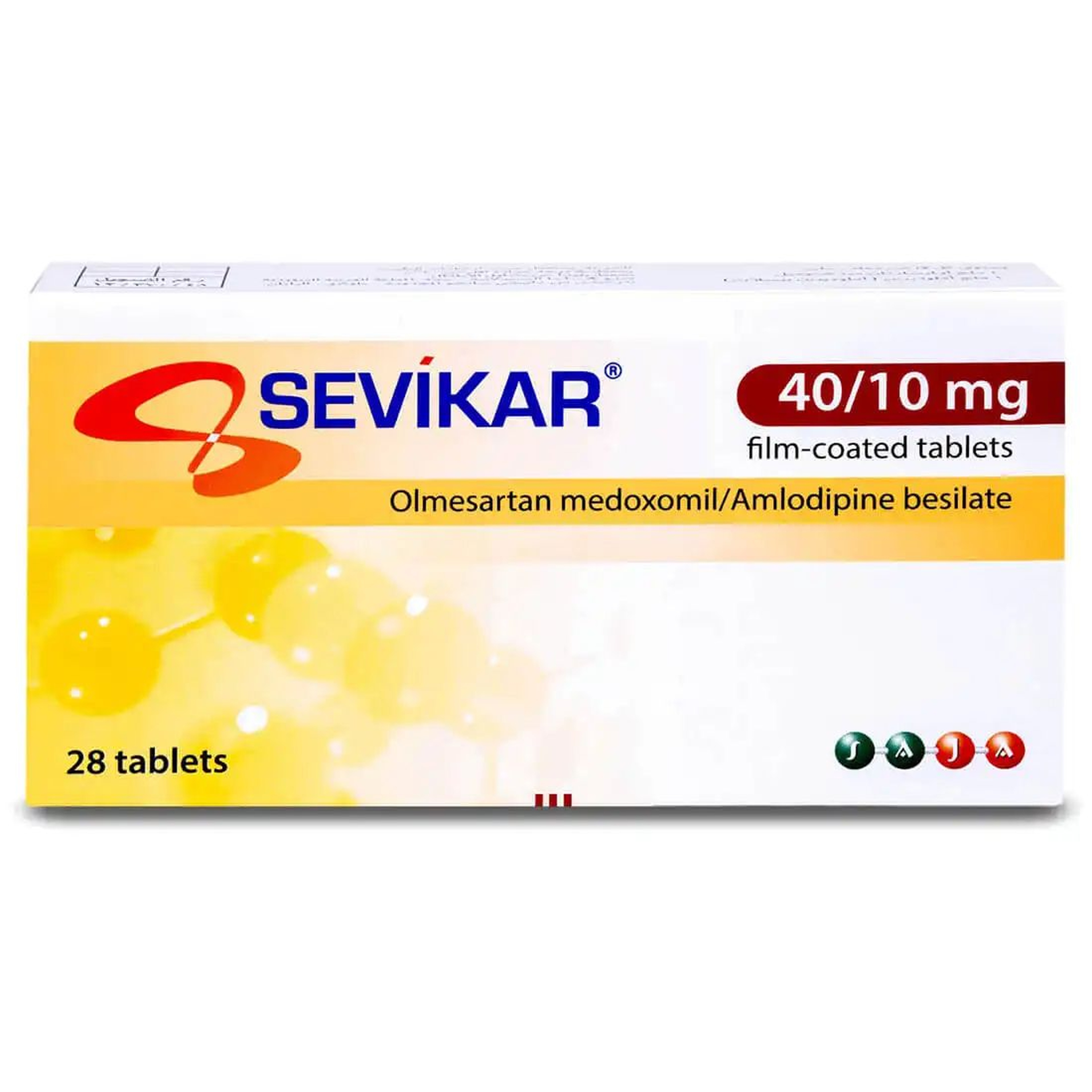 Sevikar 40/10Mg For High Blood Pressure - 28 Tablets