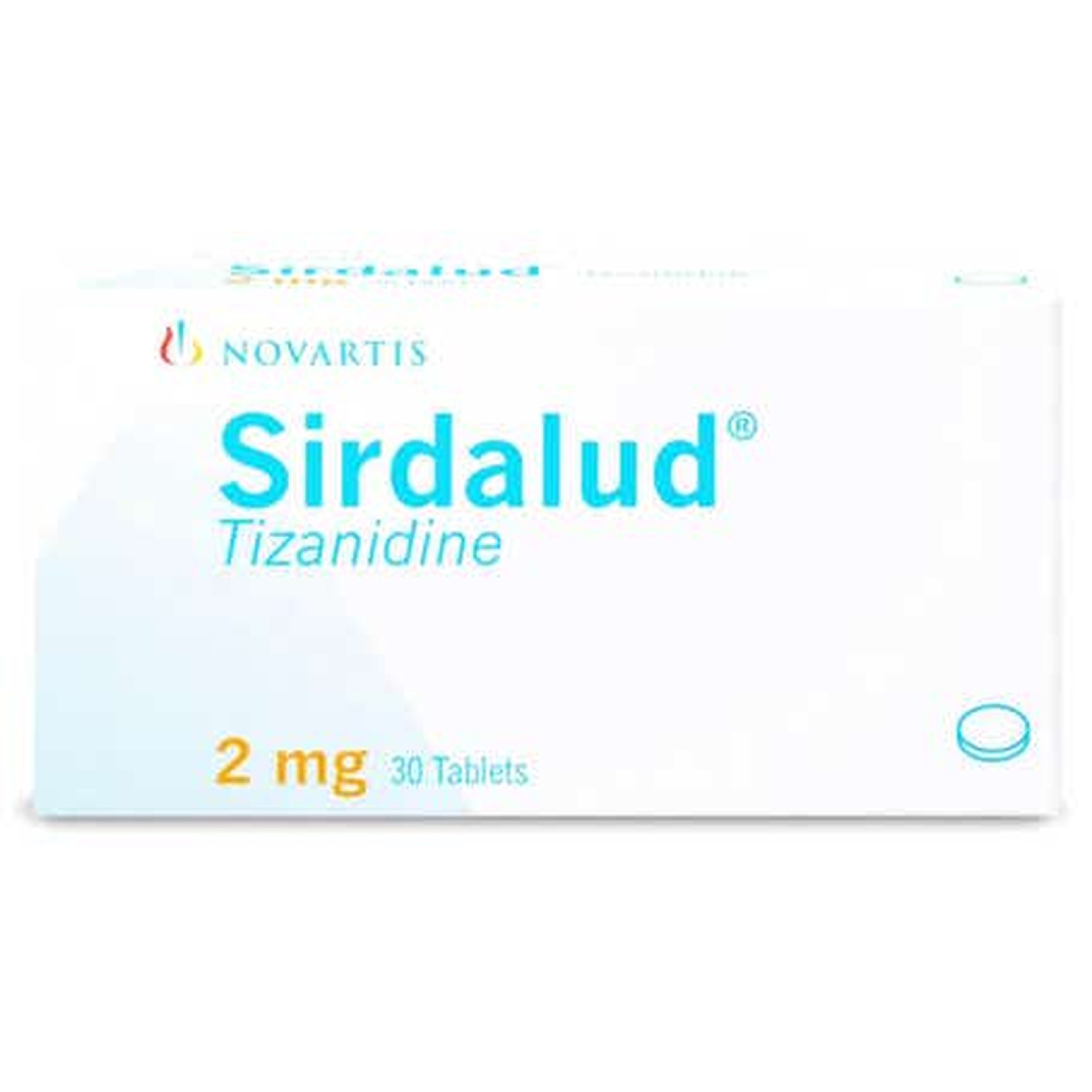 Sirdalud 2 Mg 30 Tablets
