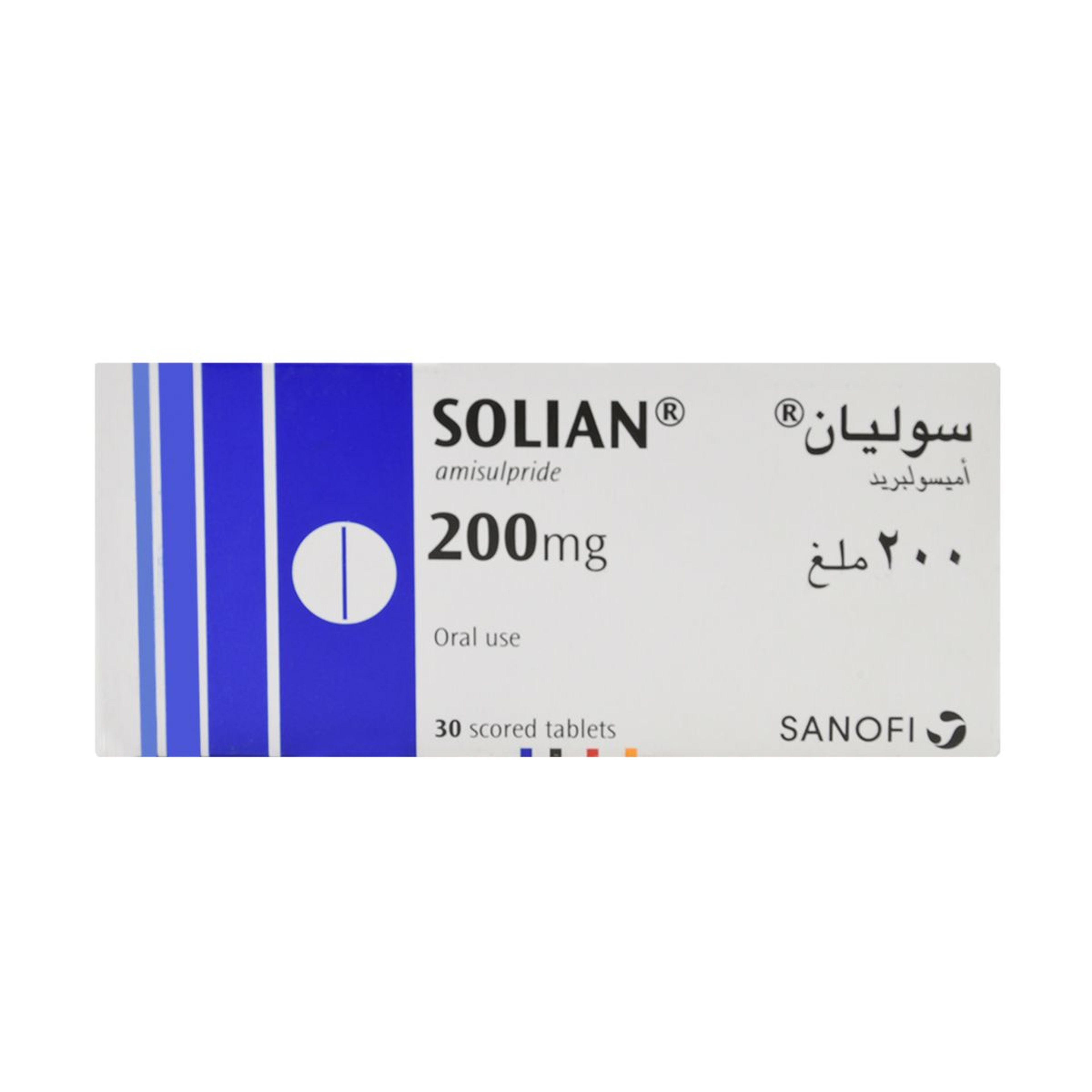 Solian 200 Mg, Antipsychotic - 30 Tablets