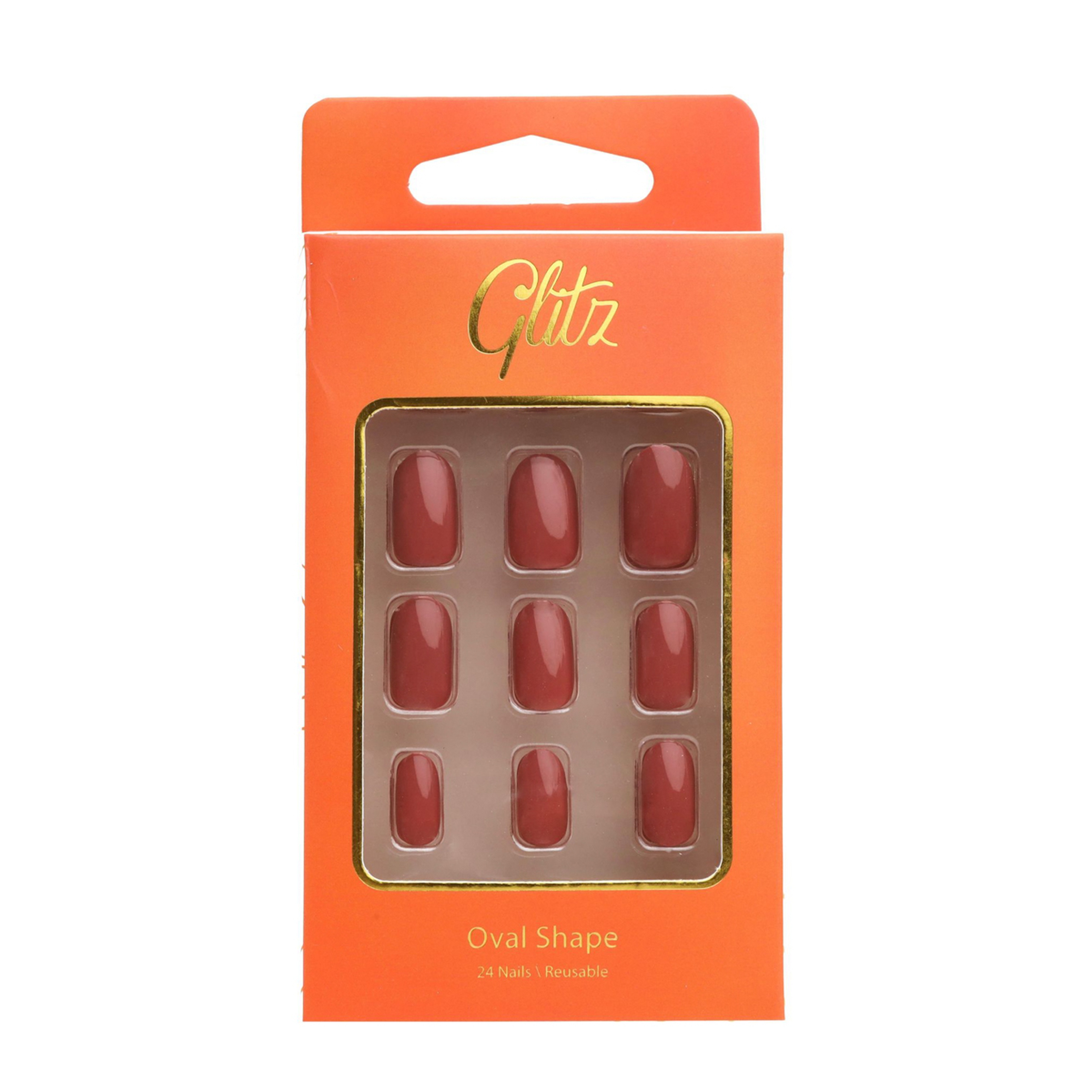 جليتز أظافر صناعية اوفال - 16 سيلفر