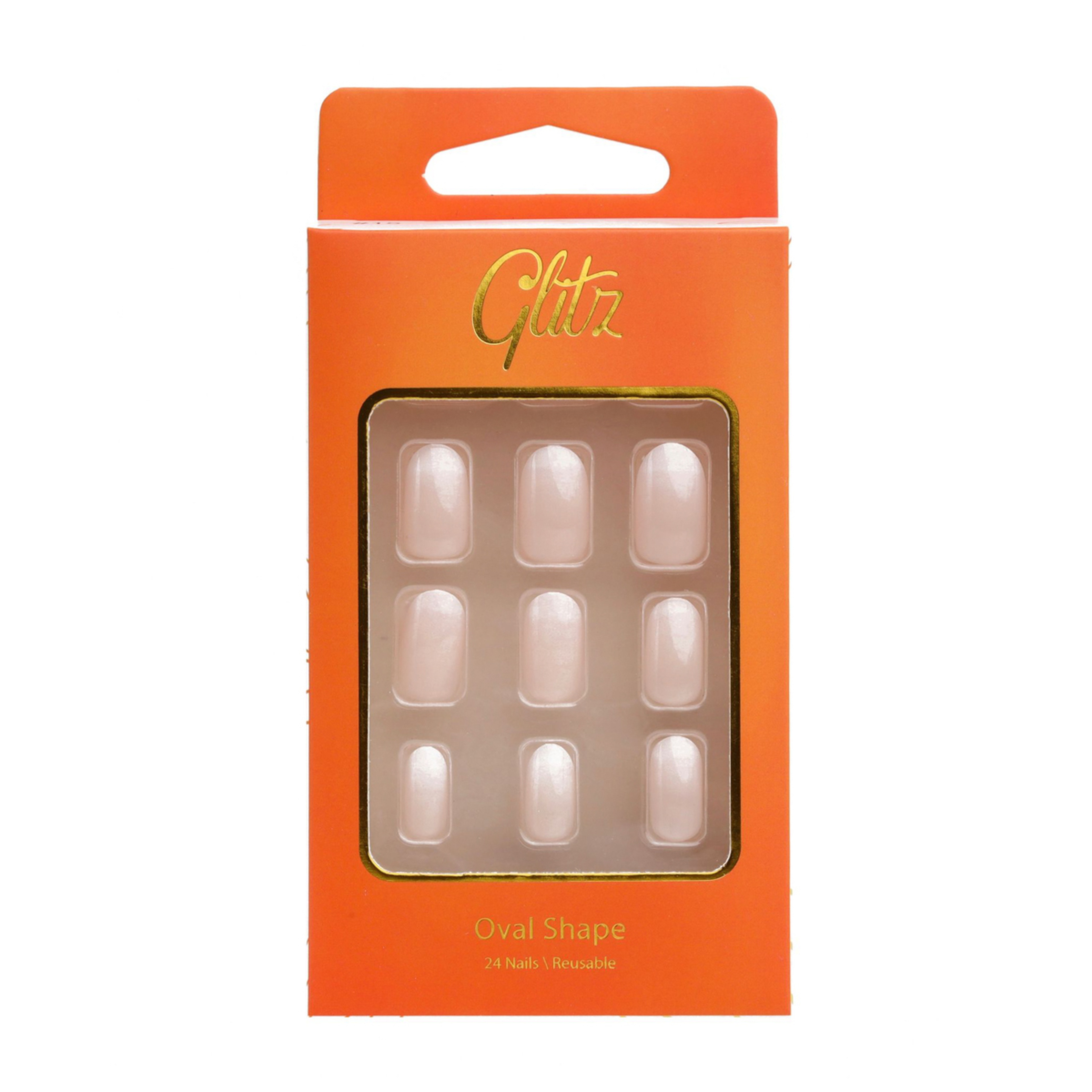 جليتز أظافر صناعية اوفال - 15 فرنسي