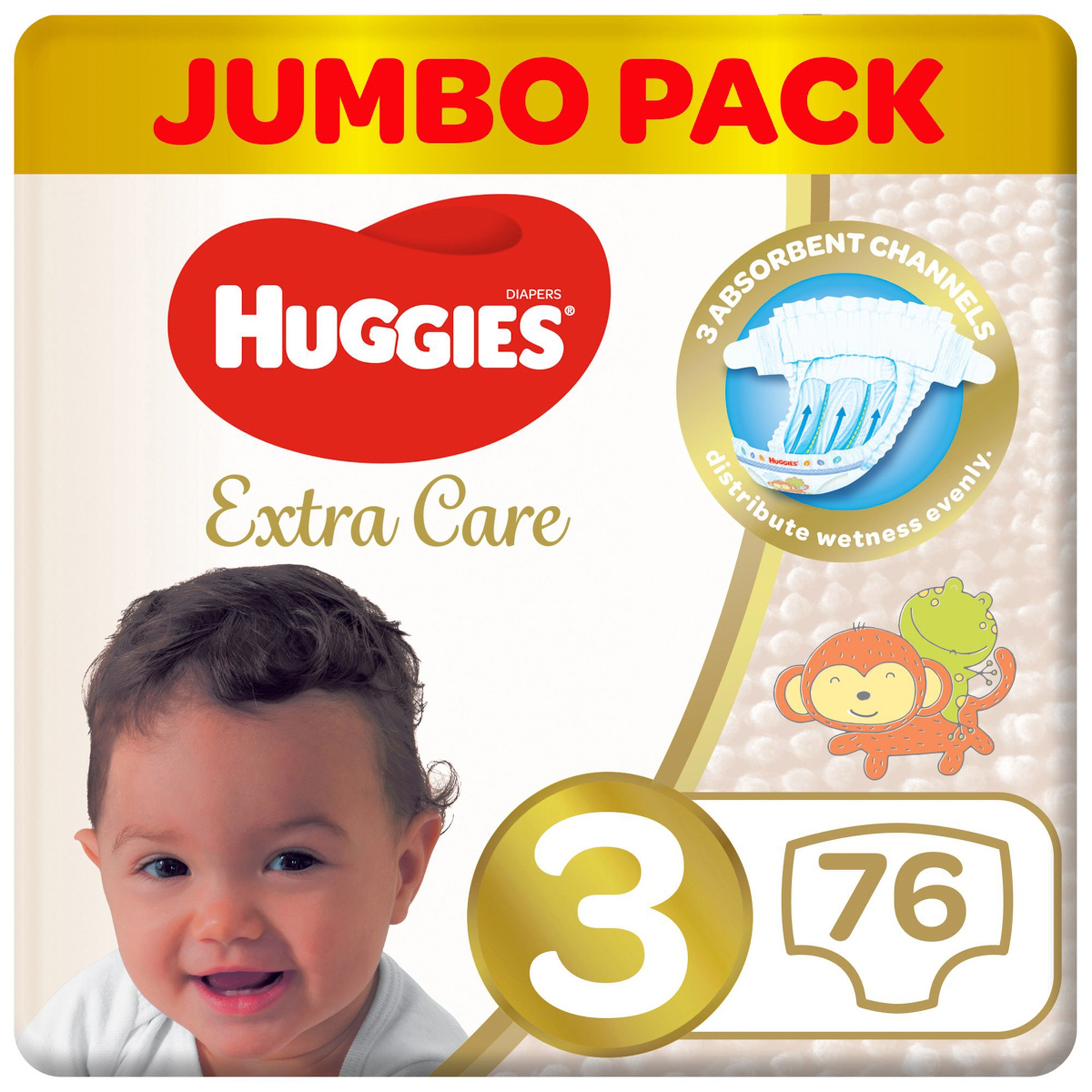 Huggies Extra Care, Size 3
