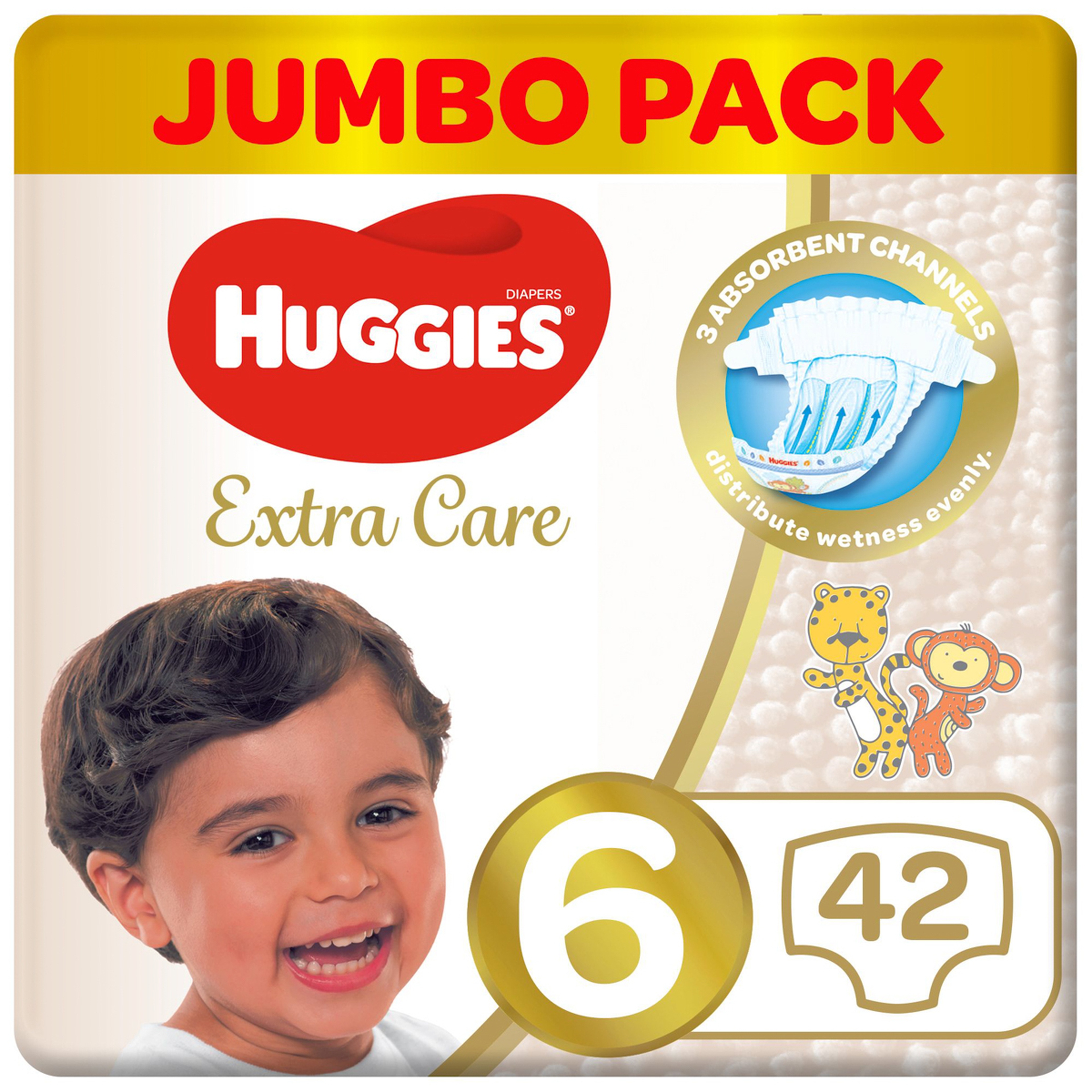 Huggies Extra Care, Size 6