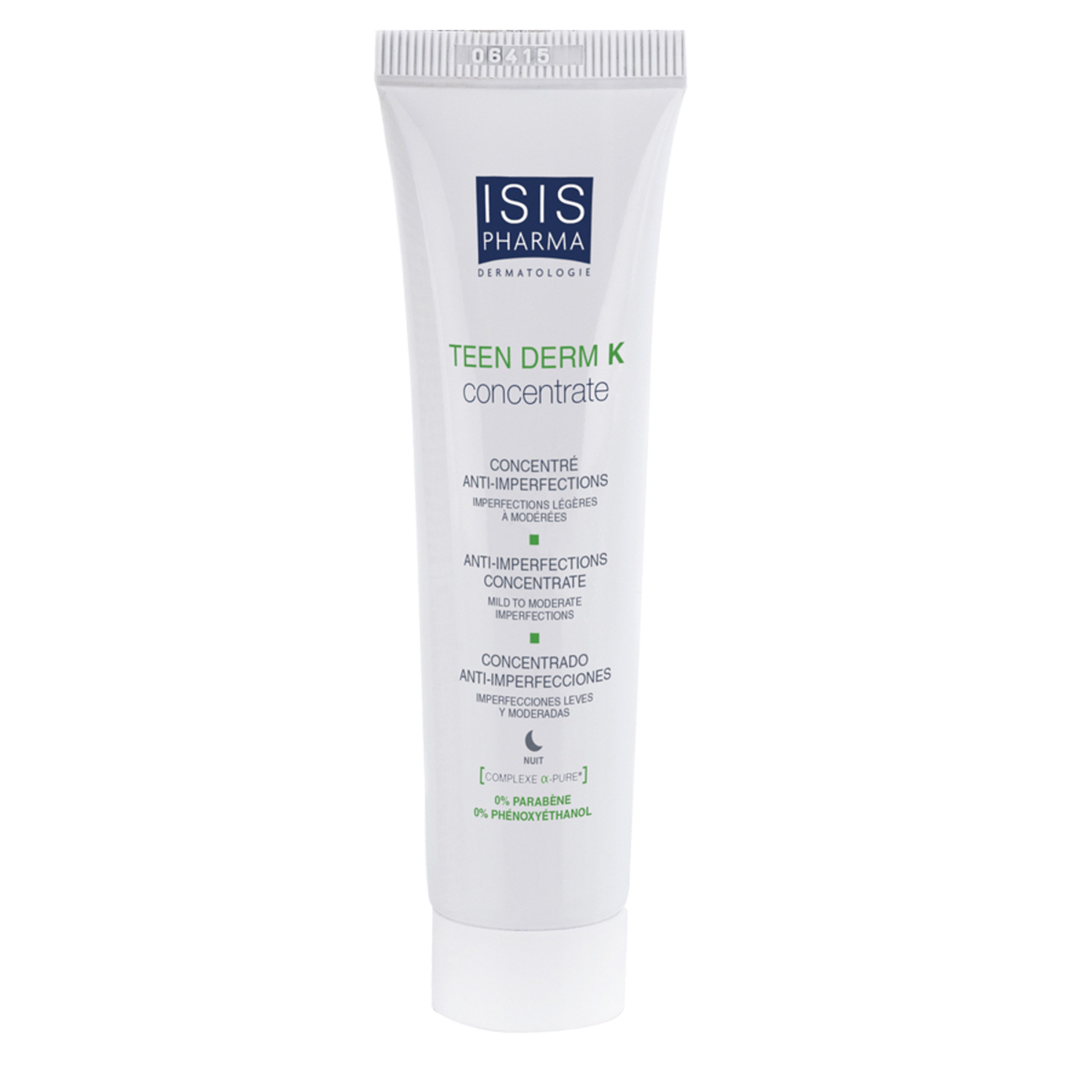 Isispharma Teen Derm K Concentrate Anti-Imperfections Gel-Cream - 30 Ml