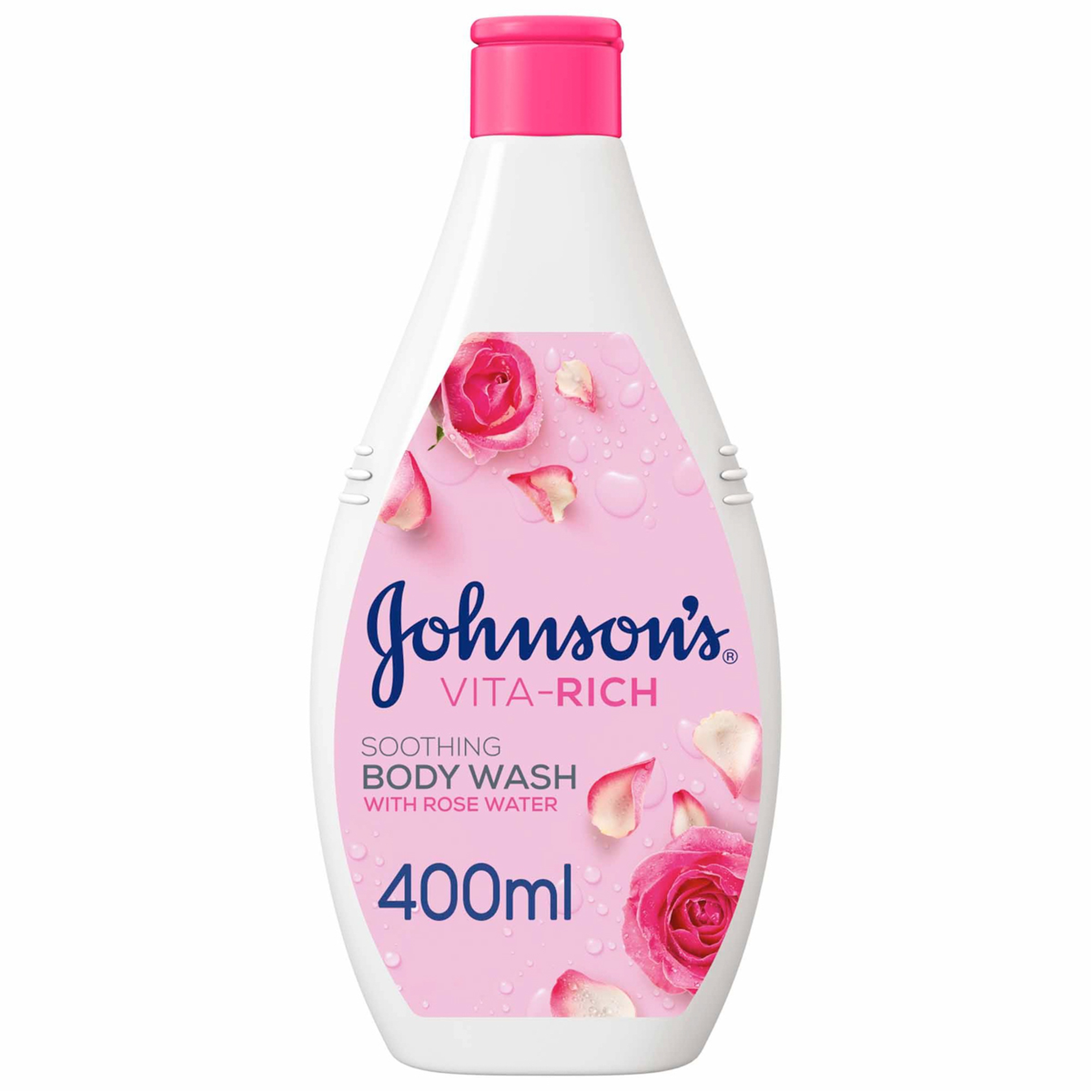 Johnson Vita-Rich With Rose Water Body Wash 400 Ml