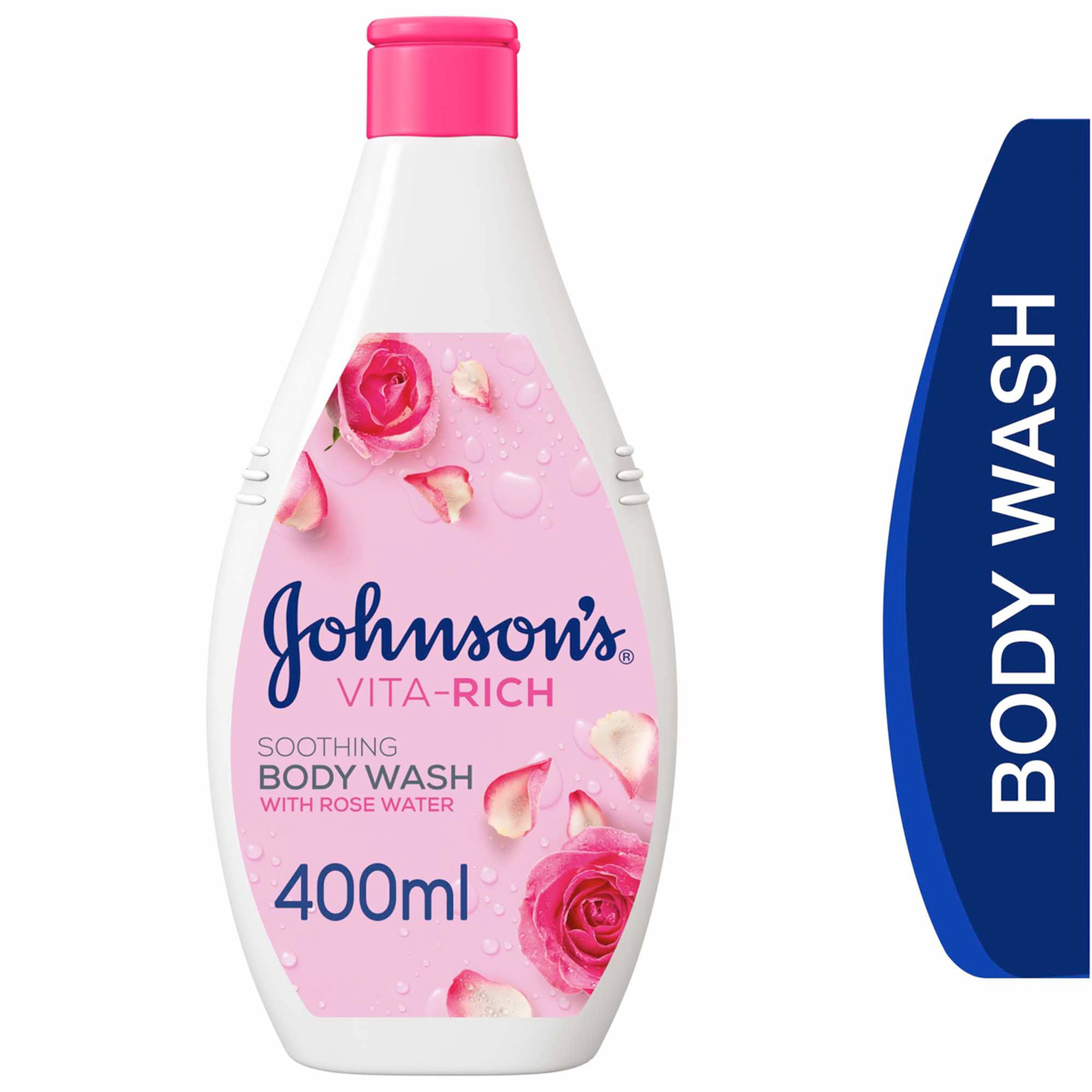 Johnson Vita-Rich With Rose Water Body Wash 400 Ml