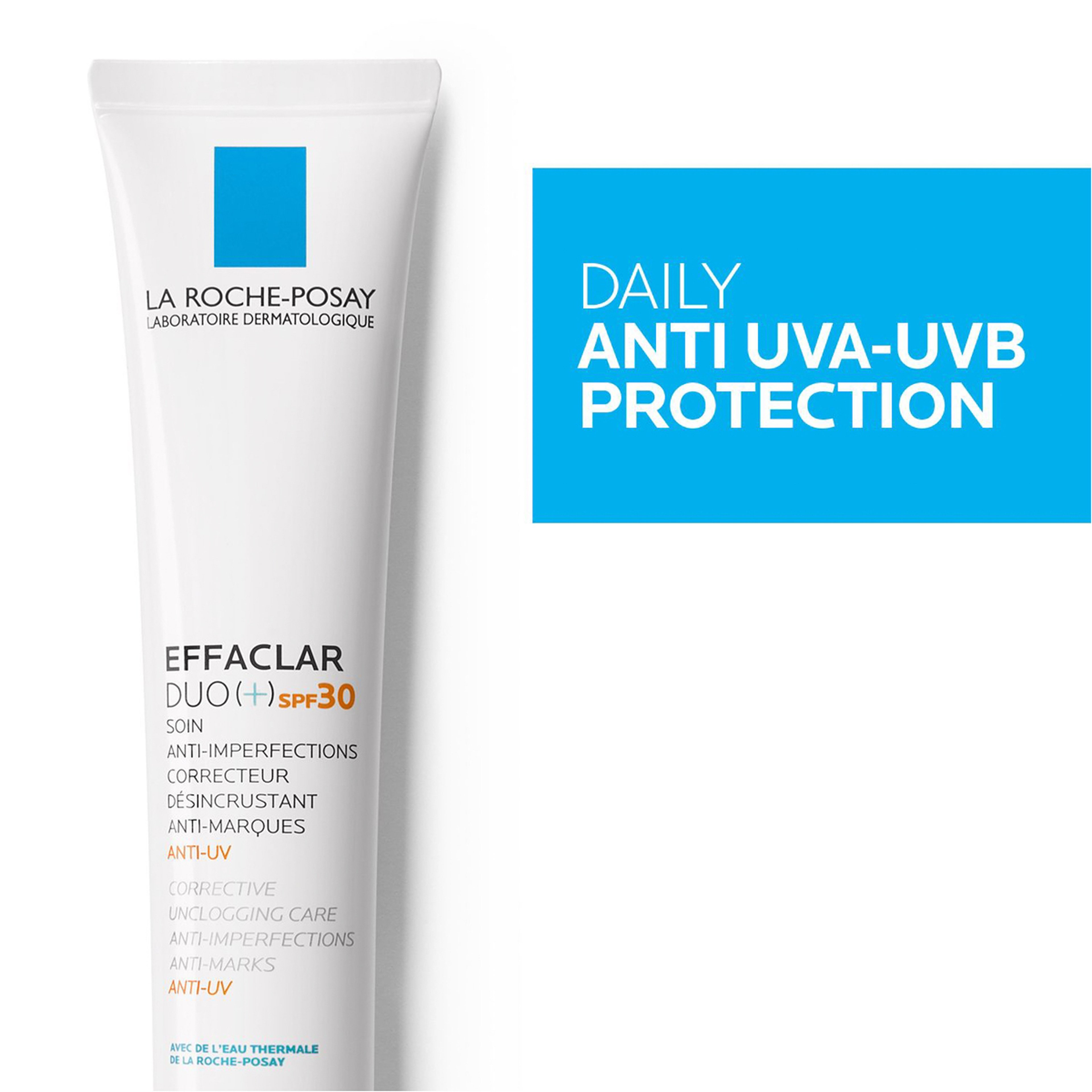 La Roche Posay Effaclar Duo+ Acne Treatment Cream For Oily And Acne Prone Skin With Spf30 - 40 Ml