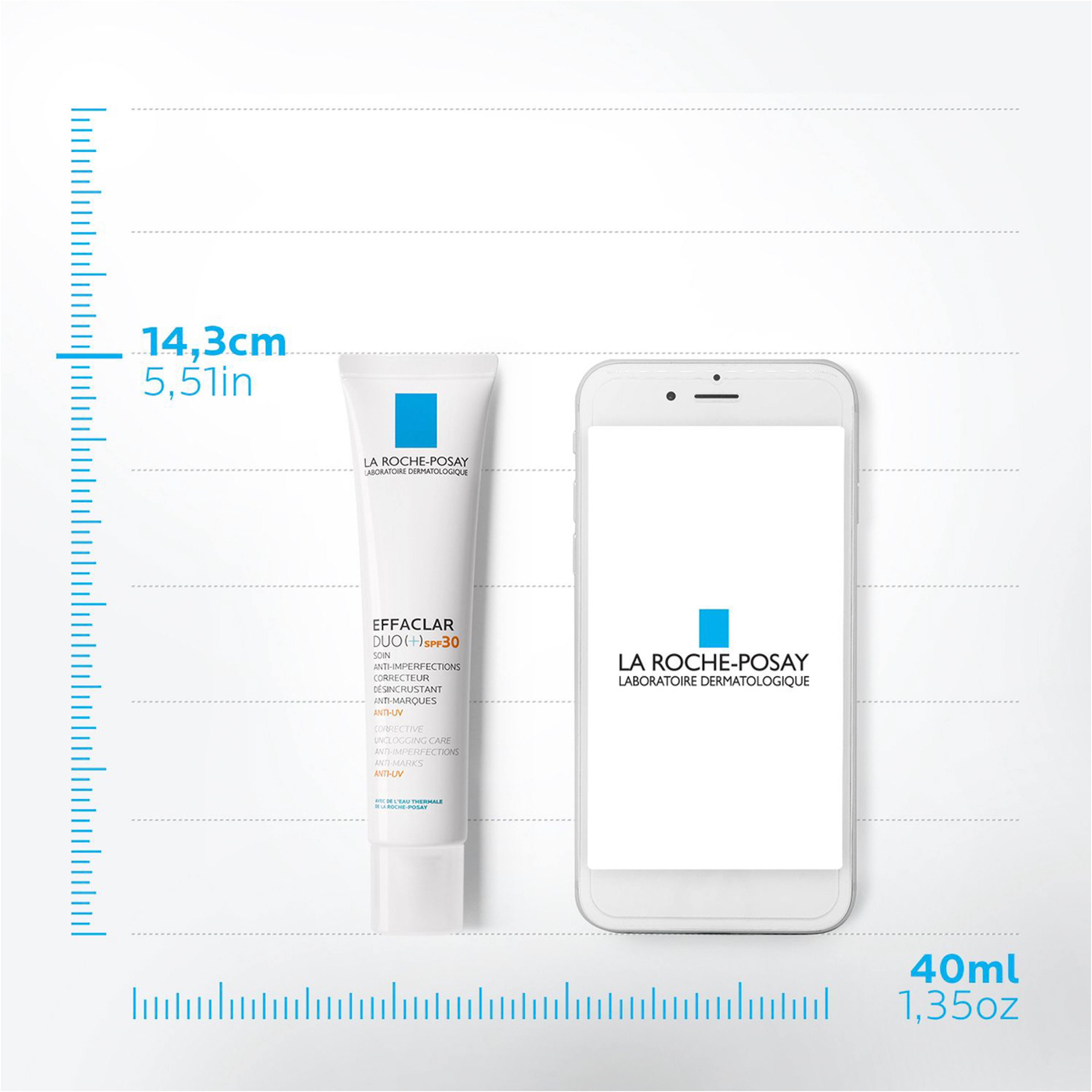 La Roche Posay Effaclar Duo+ Acne Treatment Cream For Oily And Acne Prone Skin With Spf30 - 40 Ml