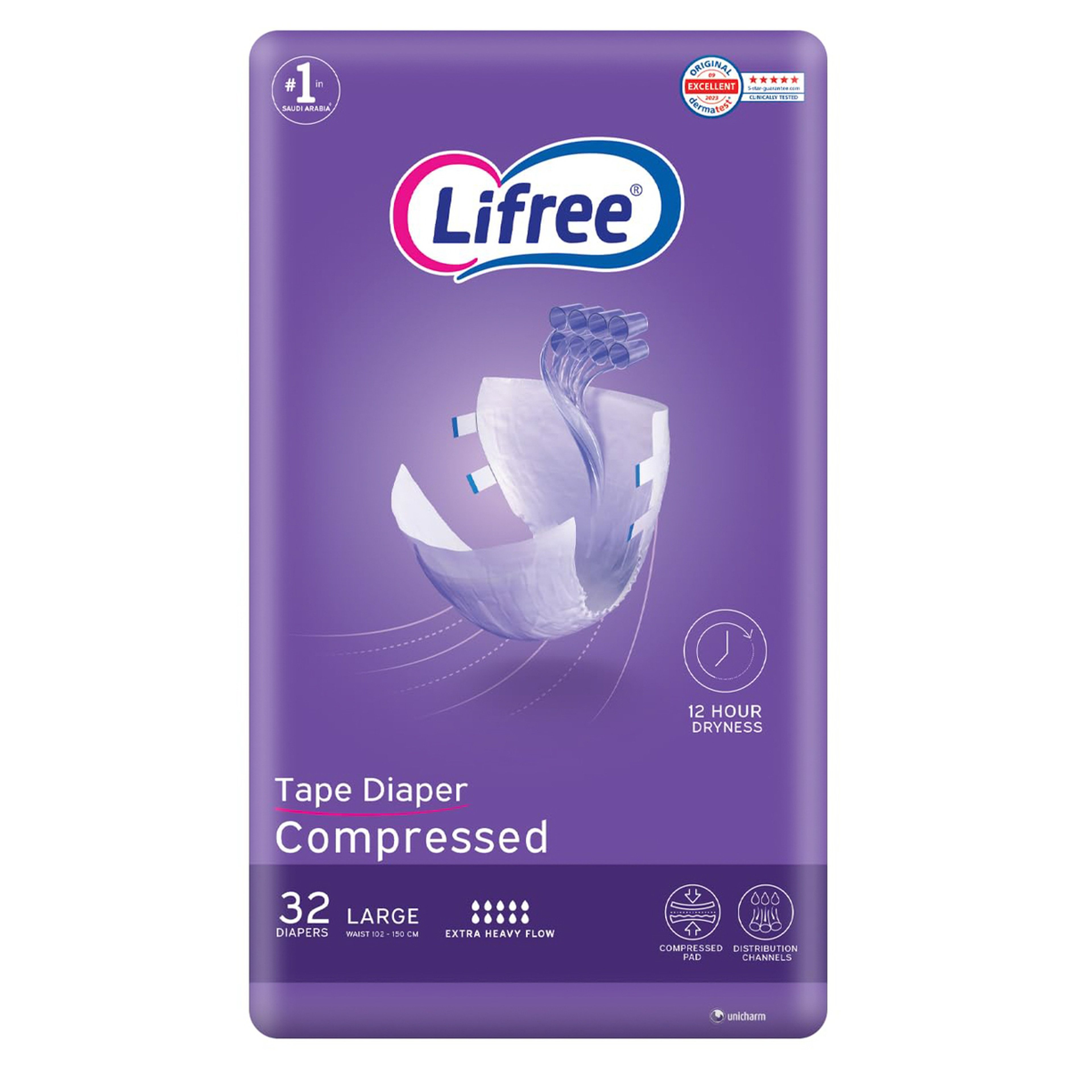 Lifree Tape Mega Pack Large (2X32)