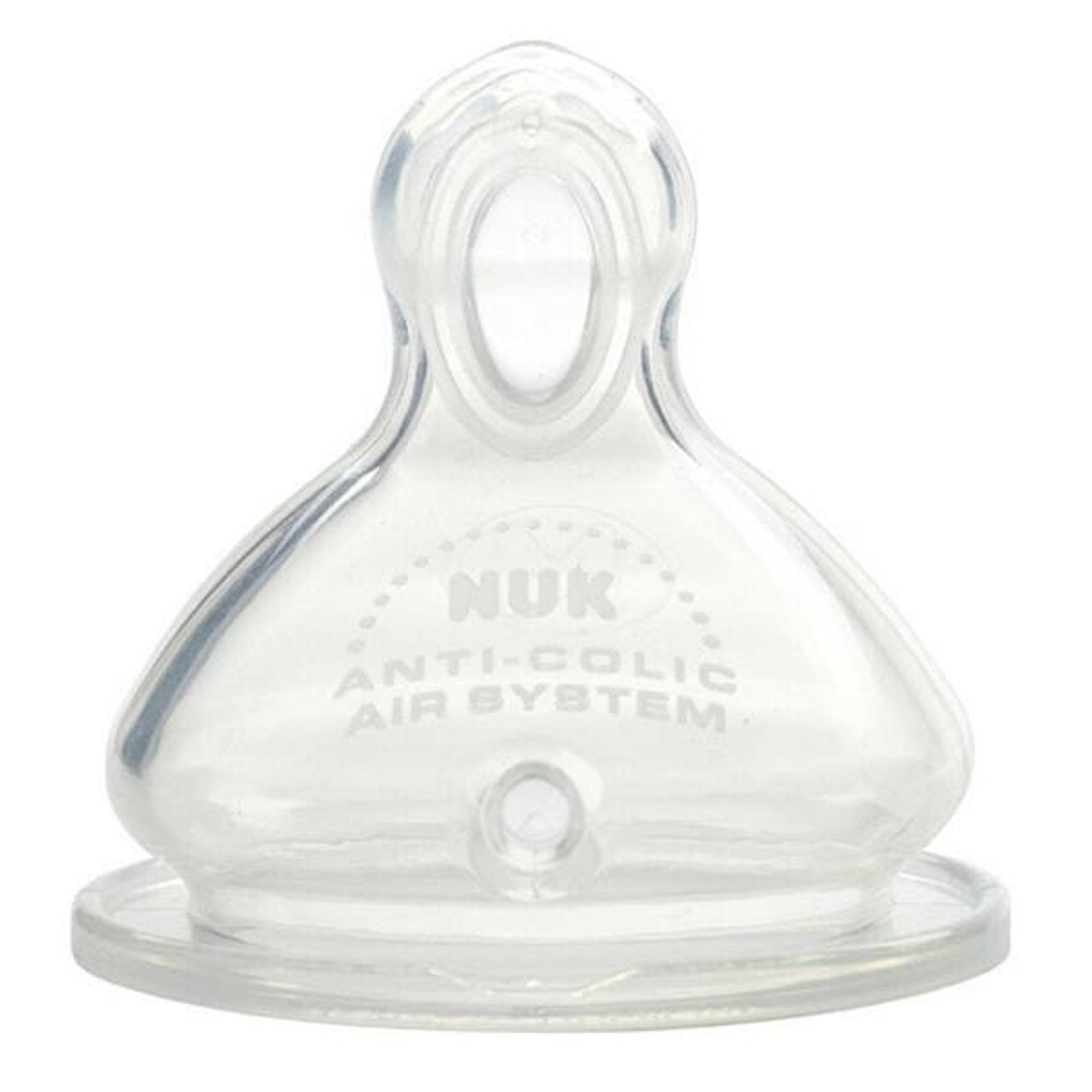 Nuk First Choice , Wide Silicone Teat, Size 1 (0-6 Months) Large – 2 Pcs