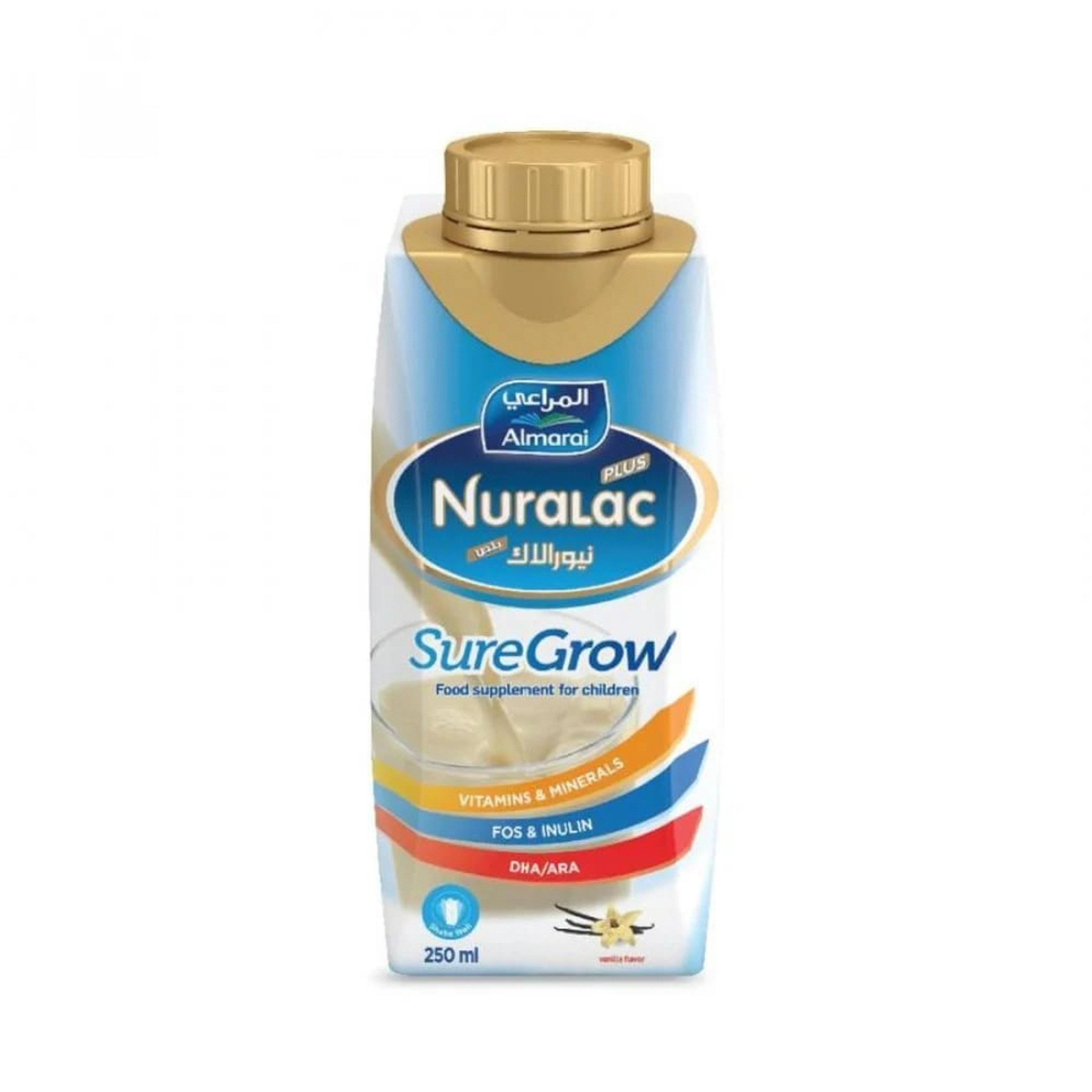 Nuralac Plus Sure Grow Vanilla Flavor - 250Ml
