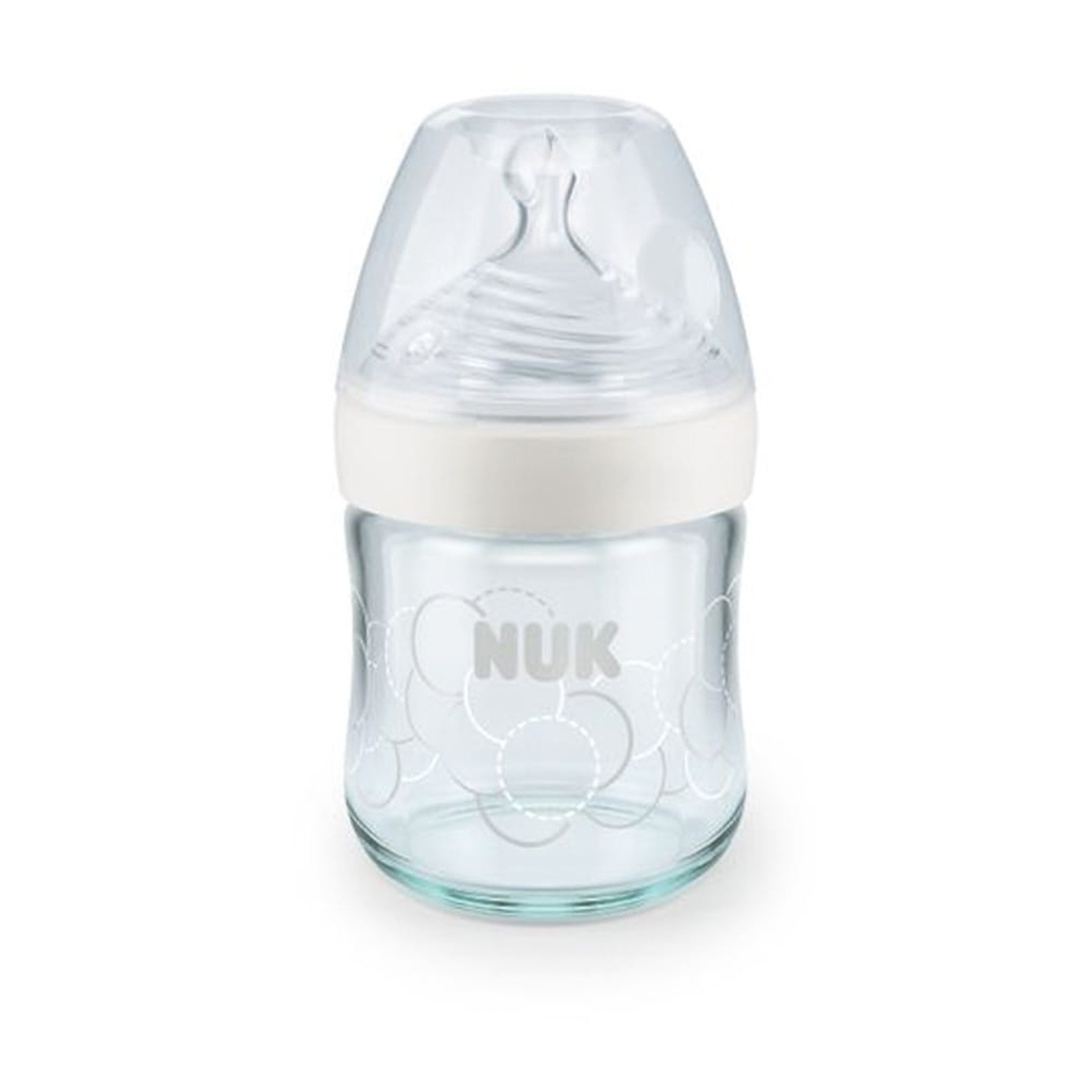 Nuk Natural Feel Glass Bottle For Newborns - 120Ml