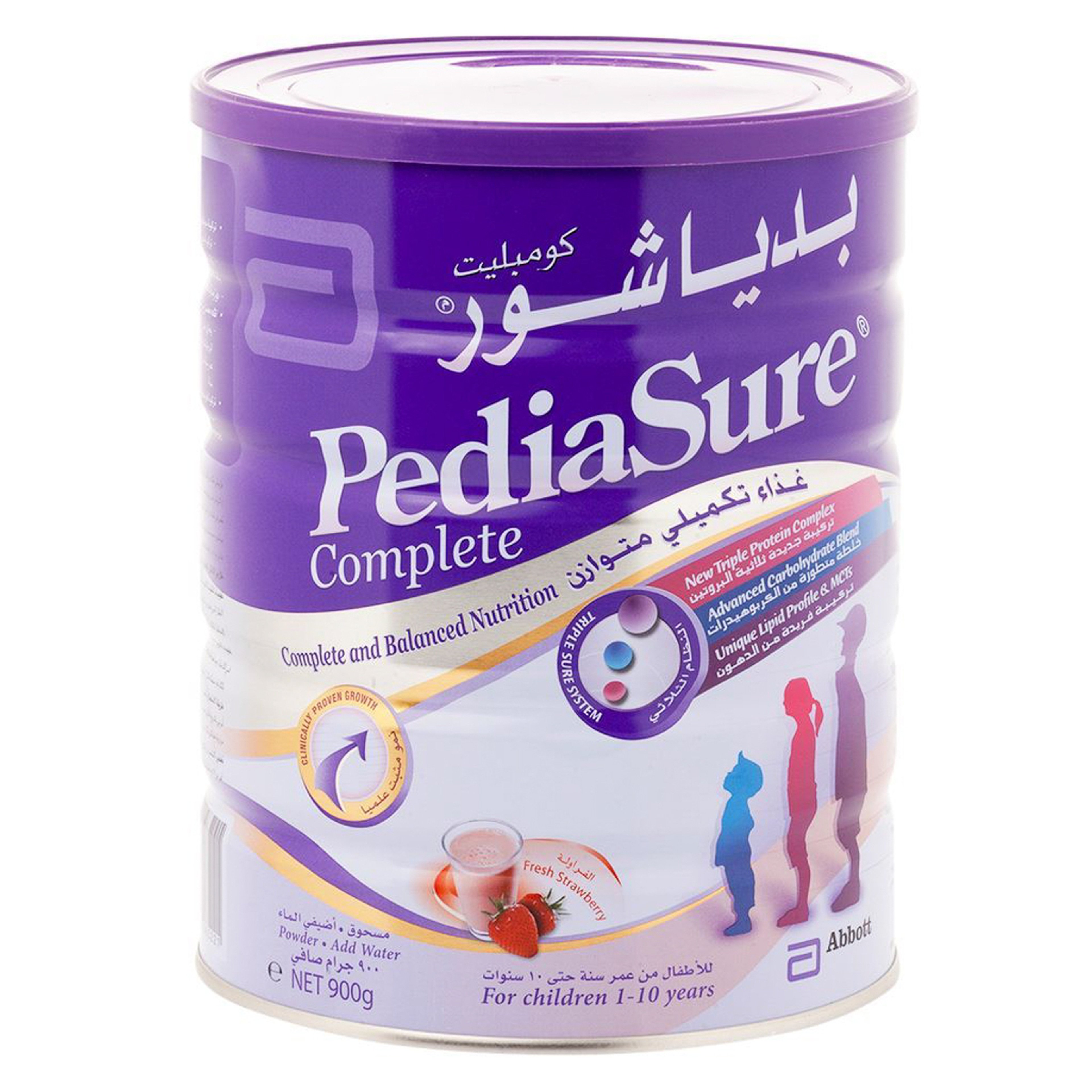 Pediasure 1+ Strawberry Milk 900 Gm