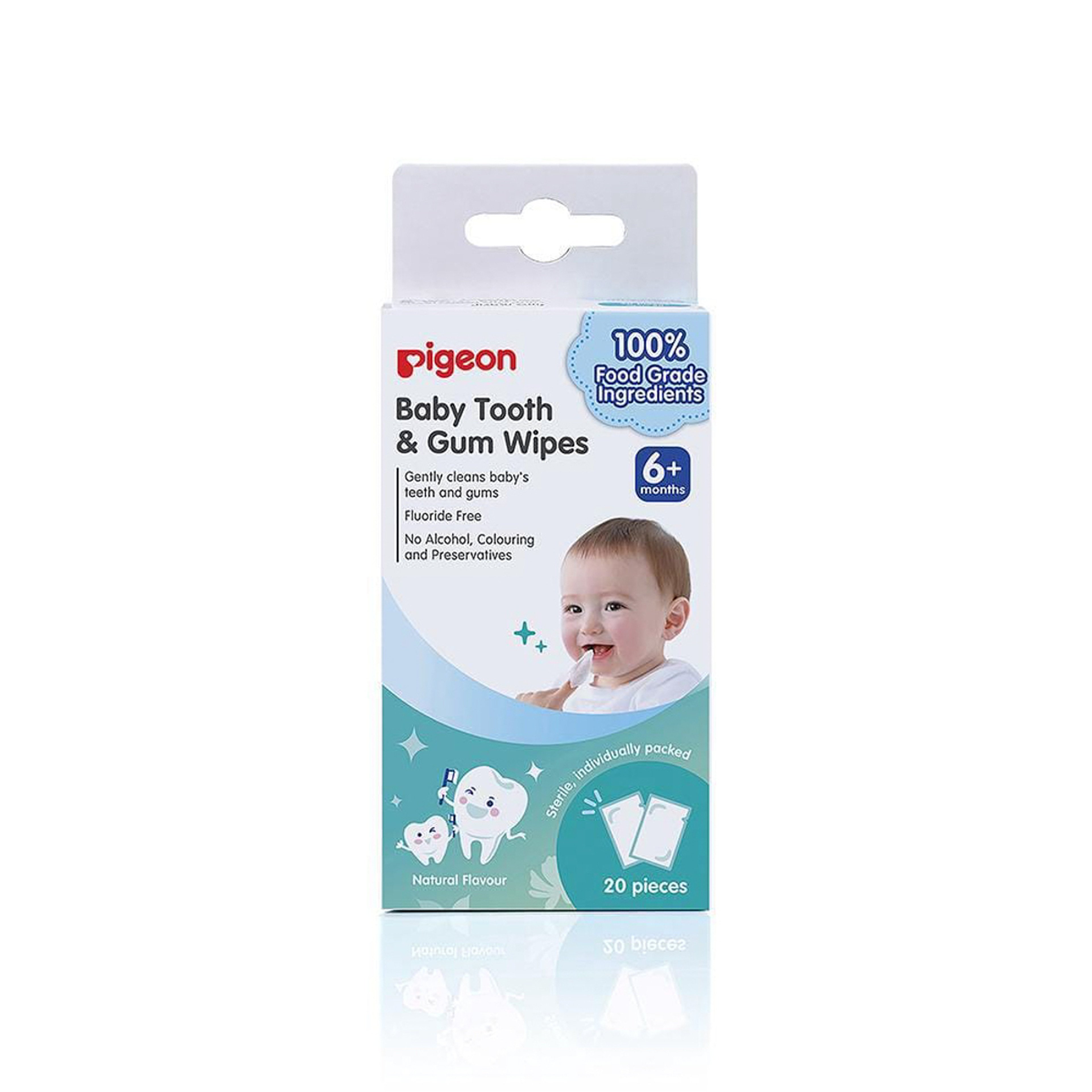 Pigeon Baby Tooth & Gum Wipes - 20 Sheets