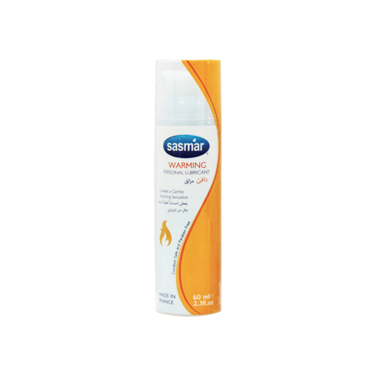 Sasmar Warming Personal Lubricant Pump 60 Ml