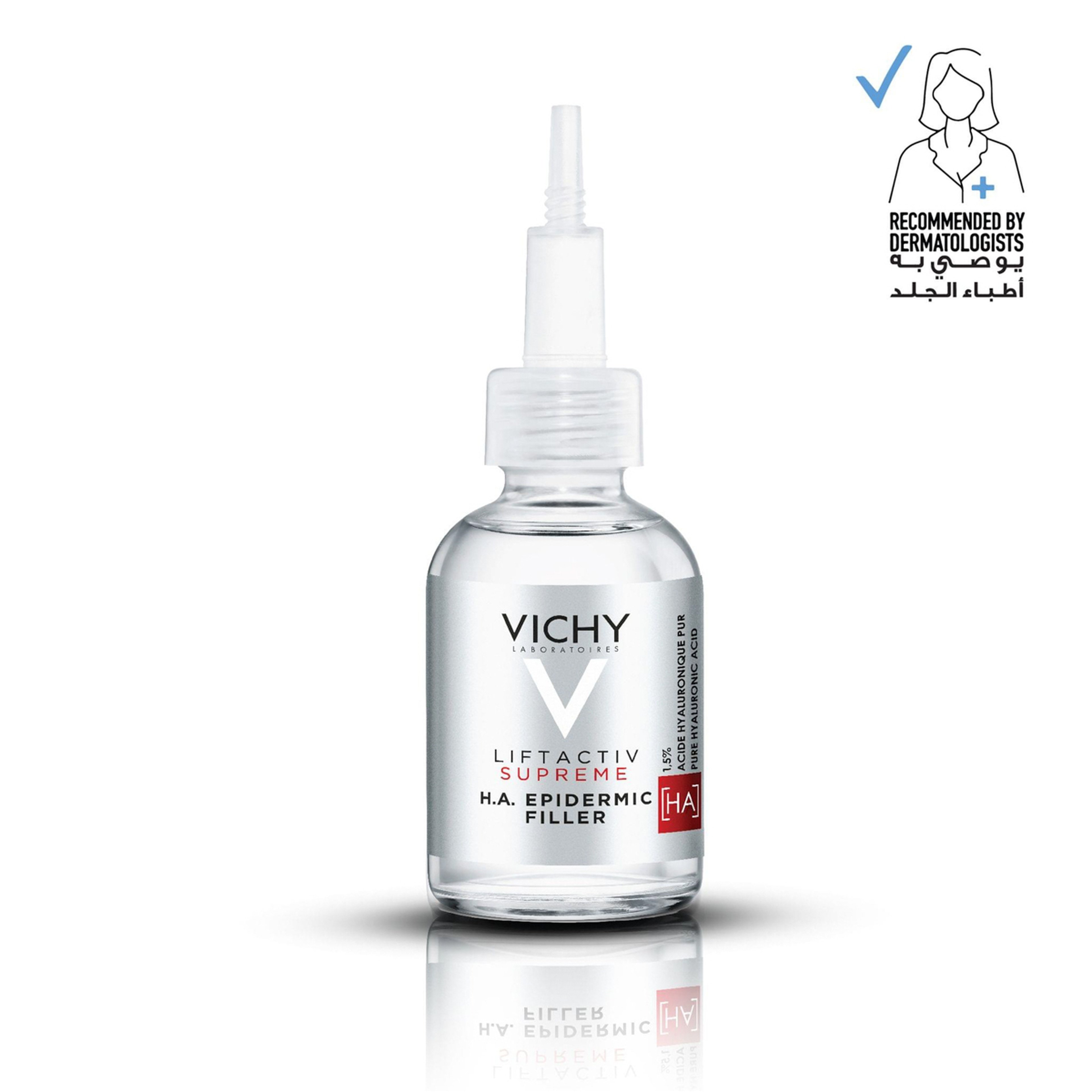 Vichy Liftactiv Supreme Ha Filler Hyaluronic Acid Serum To Reduce Wrinkles & Fine Lines 30Ml