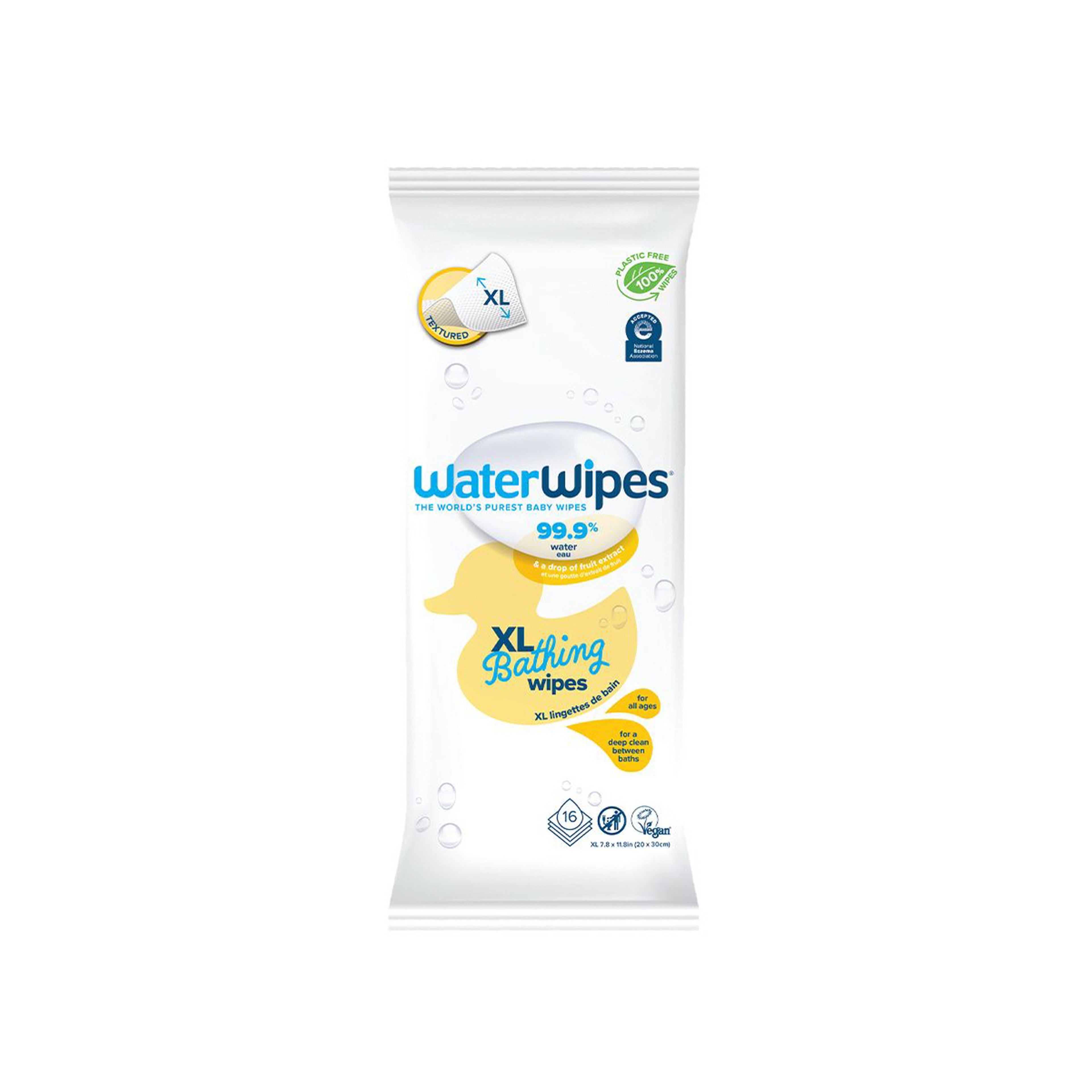 Waterwipes Bathing Nose To Toes Wipes 16S