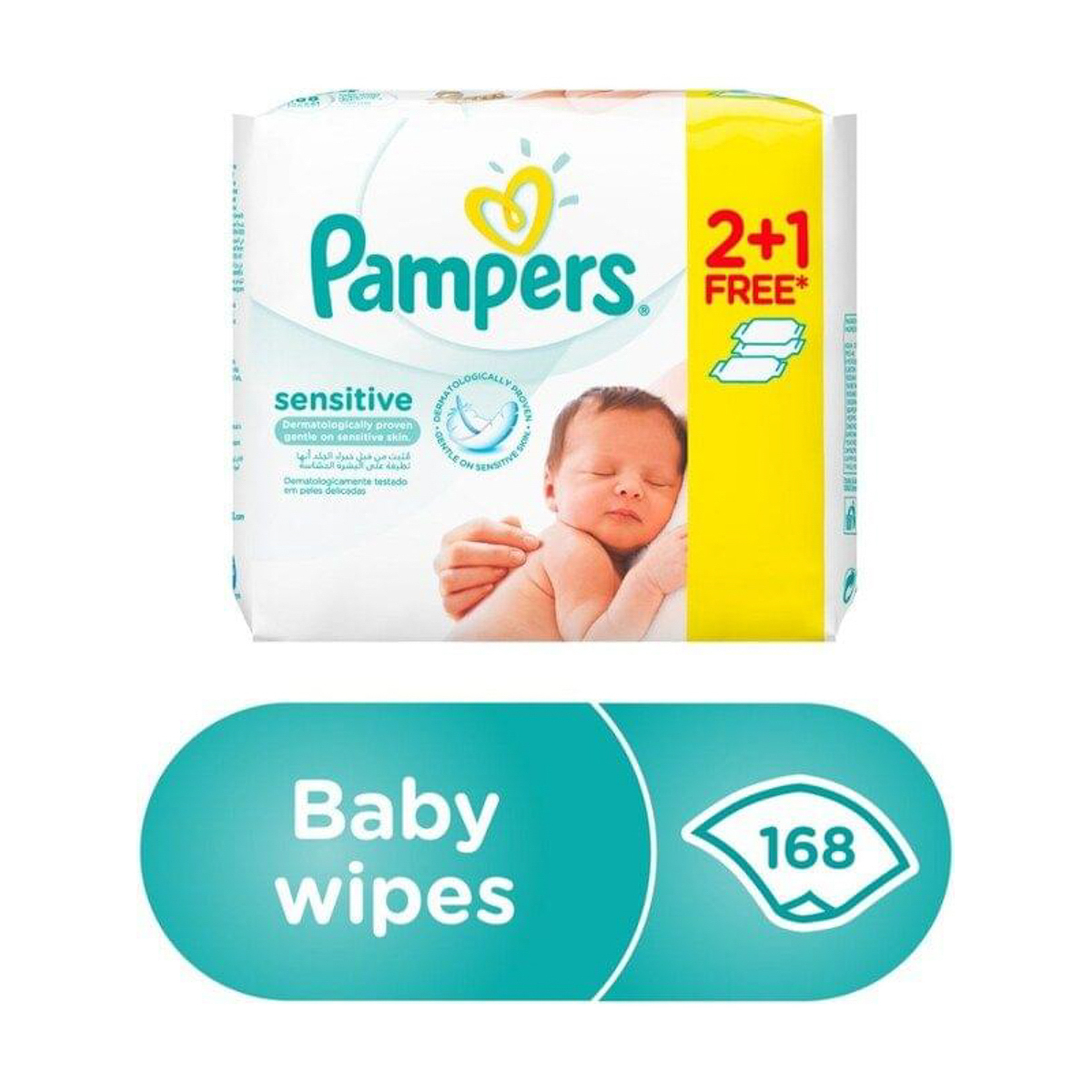 Pampers Sensitive Protect Baby Wipes