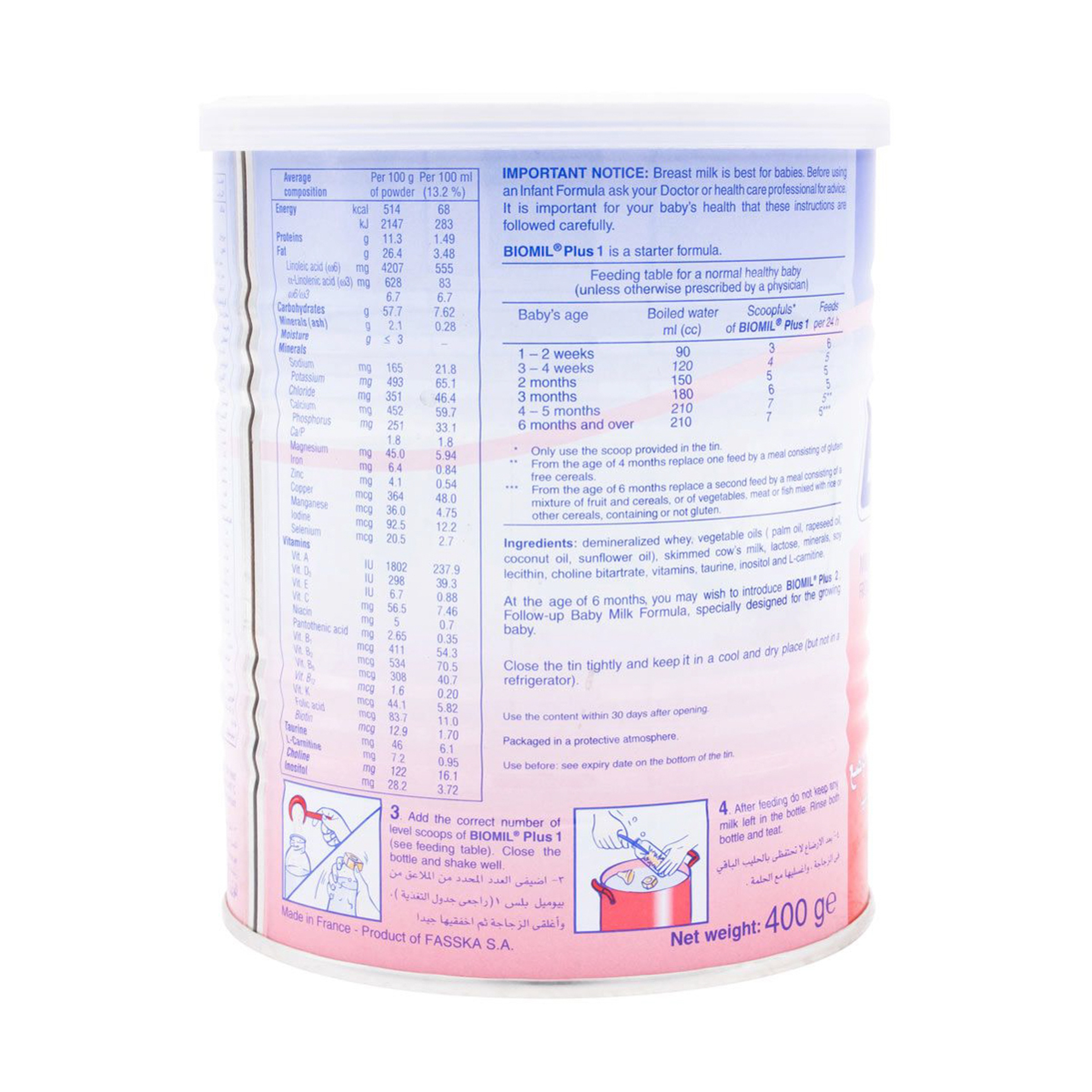 Biomil Plus Stage (1) Baby Milk