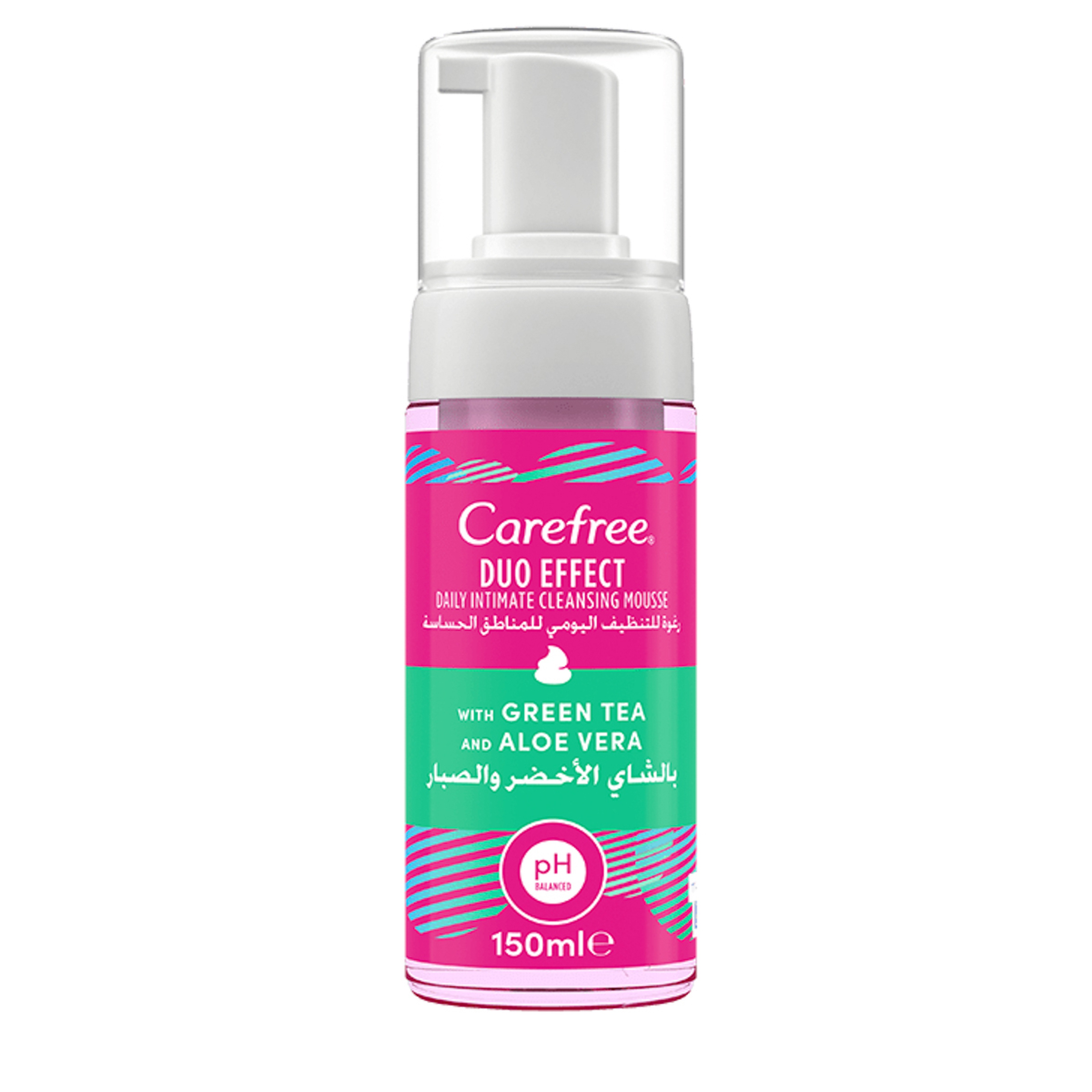 Carefree Intimate Mousse Green Tea & Aloe Vera